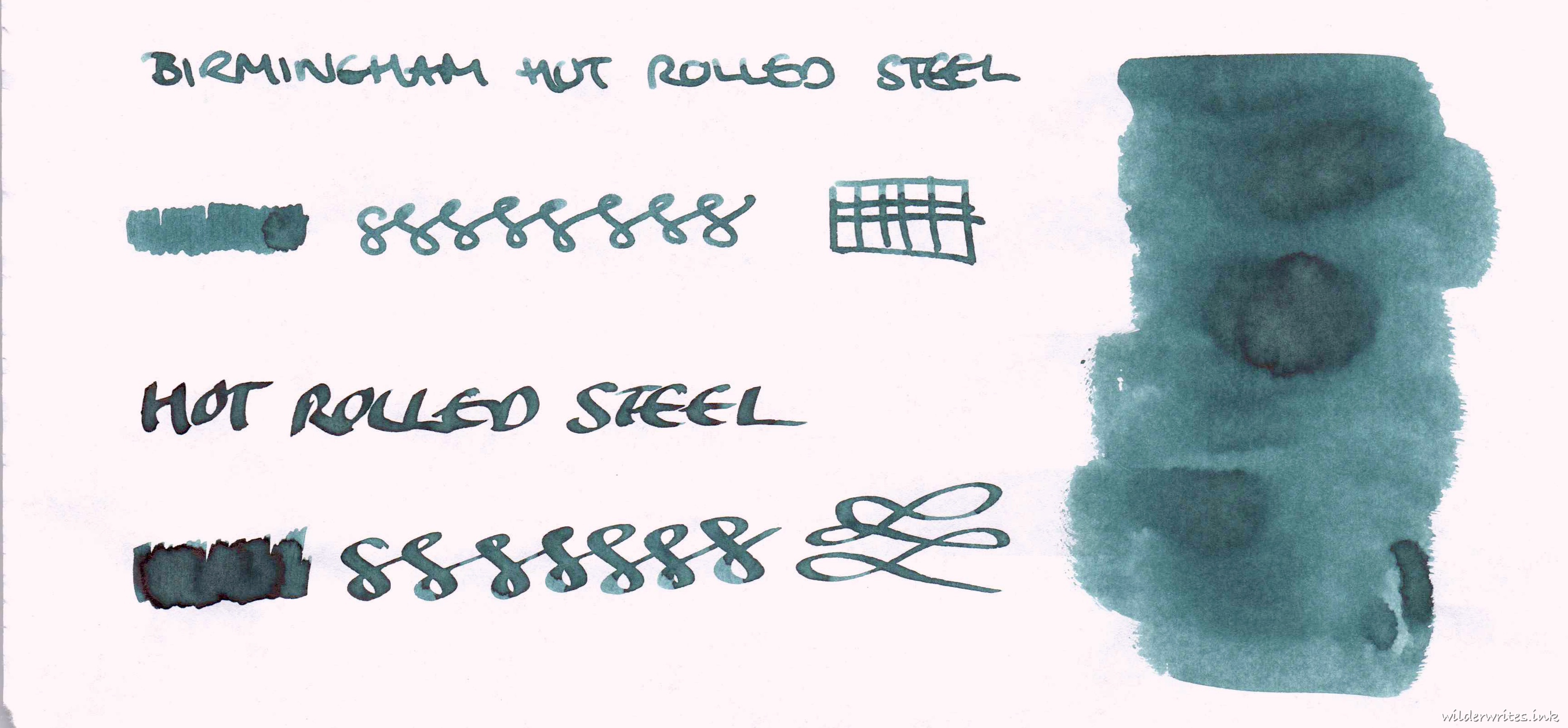 Birmingham Hot Rolled Steel on Tomoe River (52gsm)