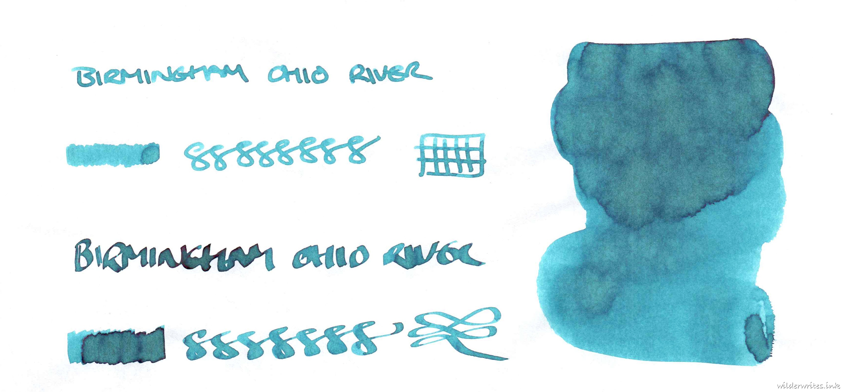 Birmingham Ohio River on Tomoe River (52gsm)