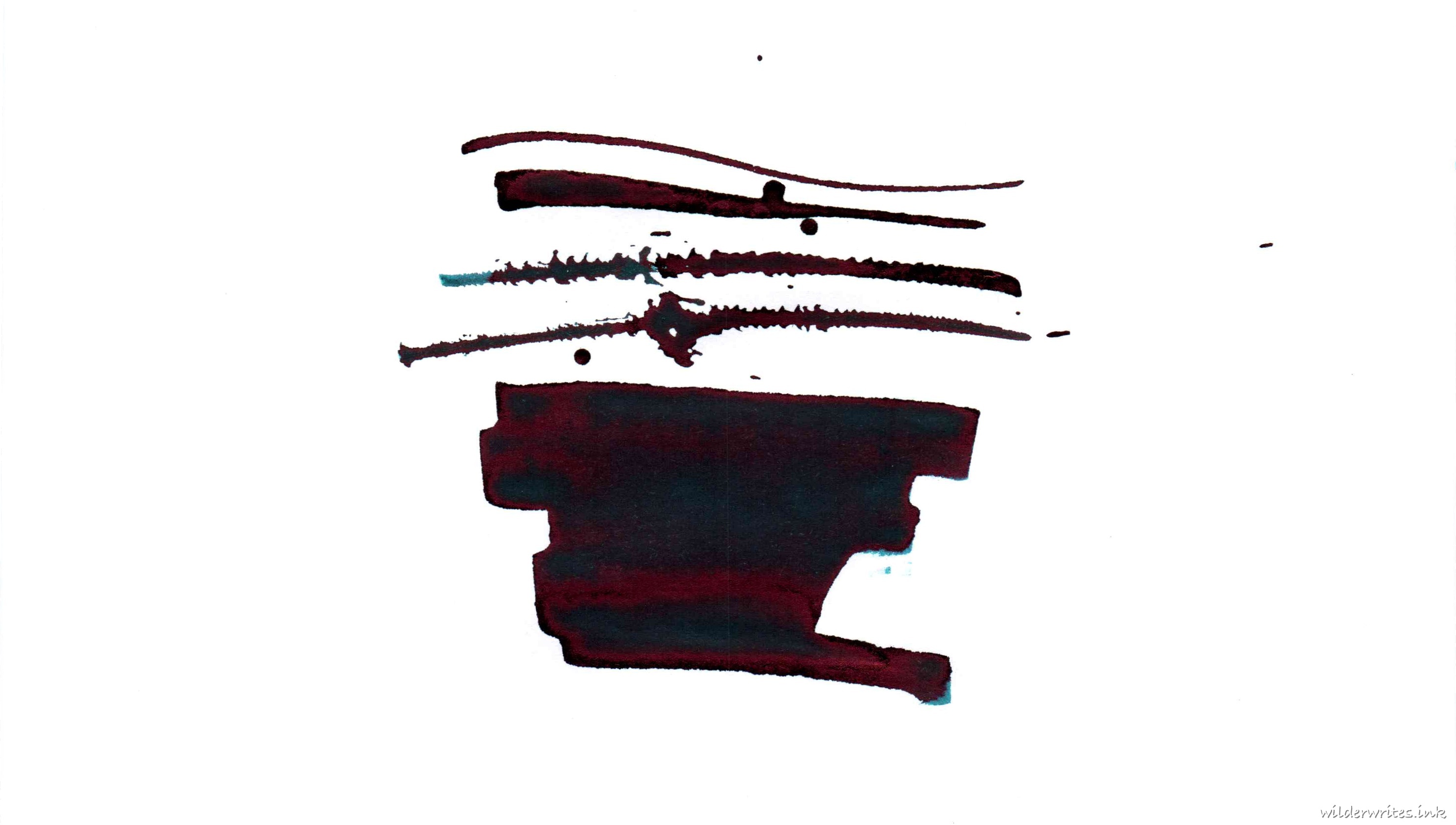 Colorverse 2024 Special Blue Dragon sampled on Rhodia paper