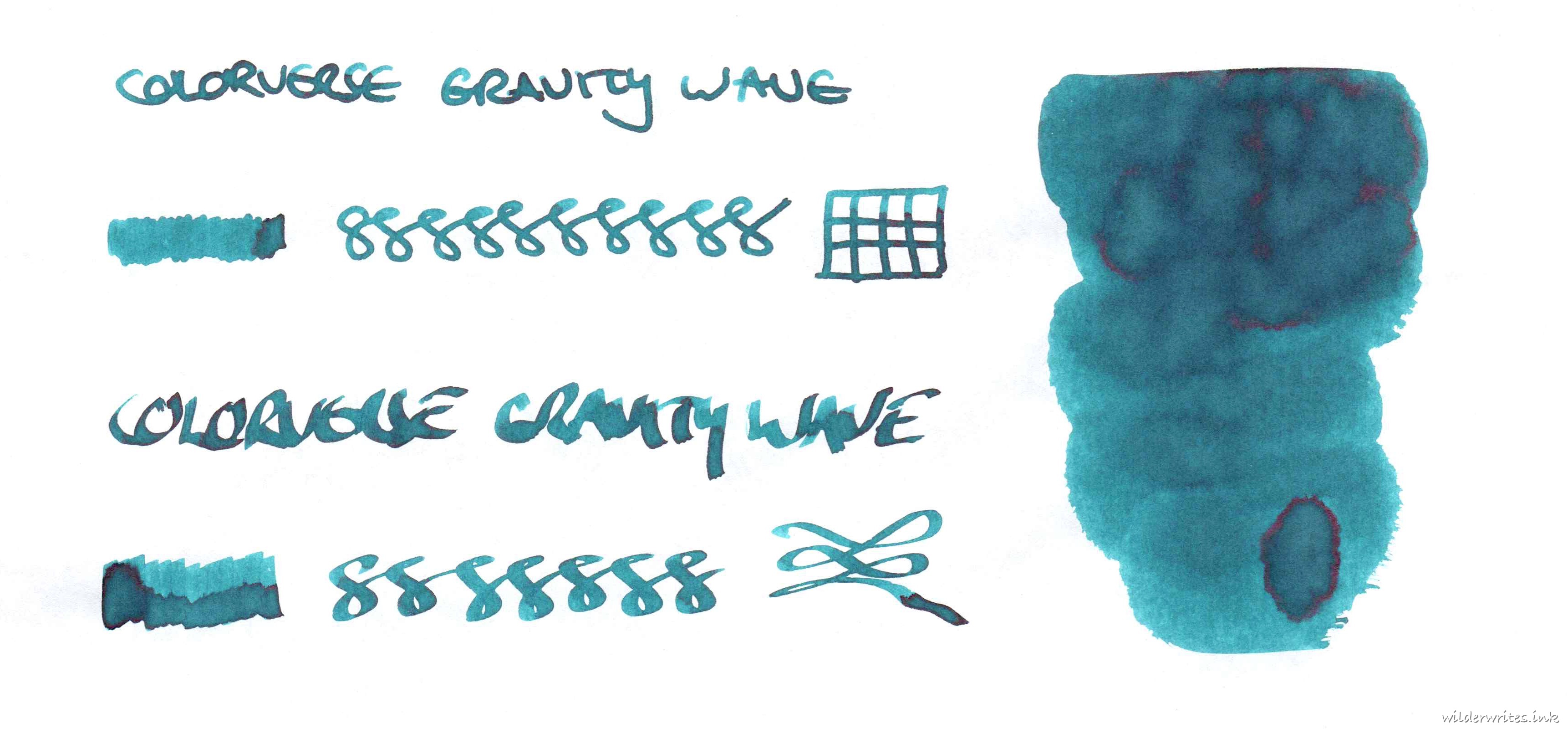 Colorverse Gravity Wave on Tomoe River (52gsm)