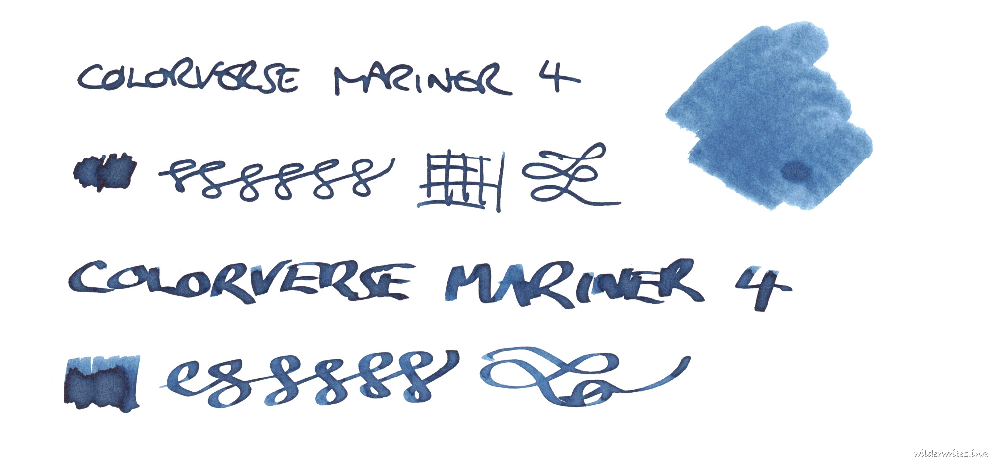 Colorverse Mariner 4 on Tomoe River (52gsm)