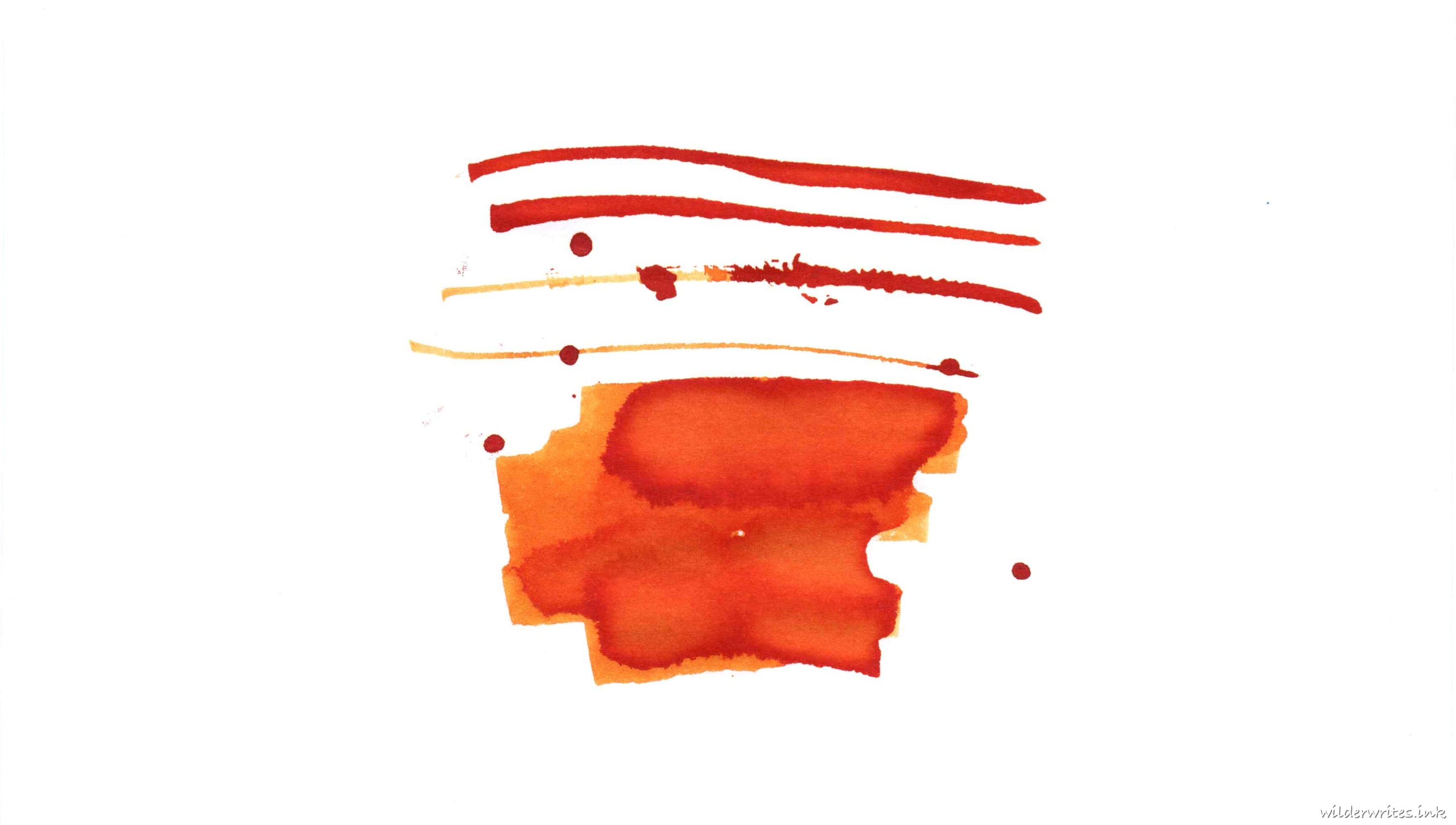 Colorverse Monument Valley sampled on Rhodia paper