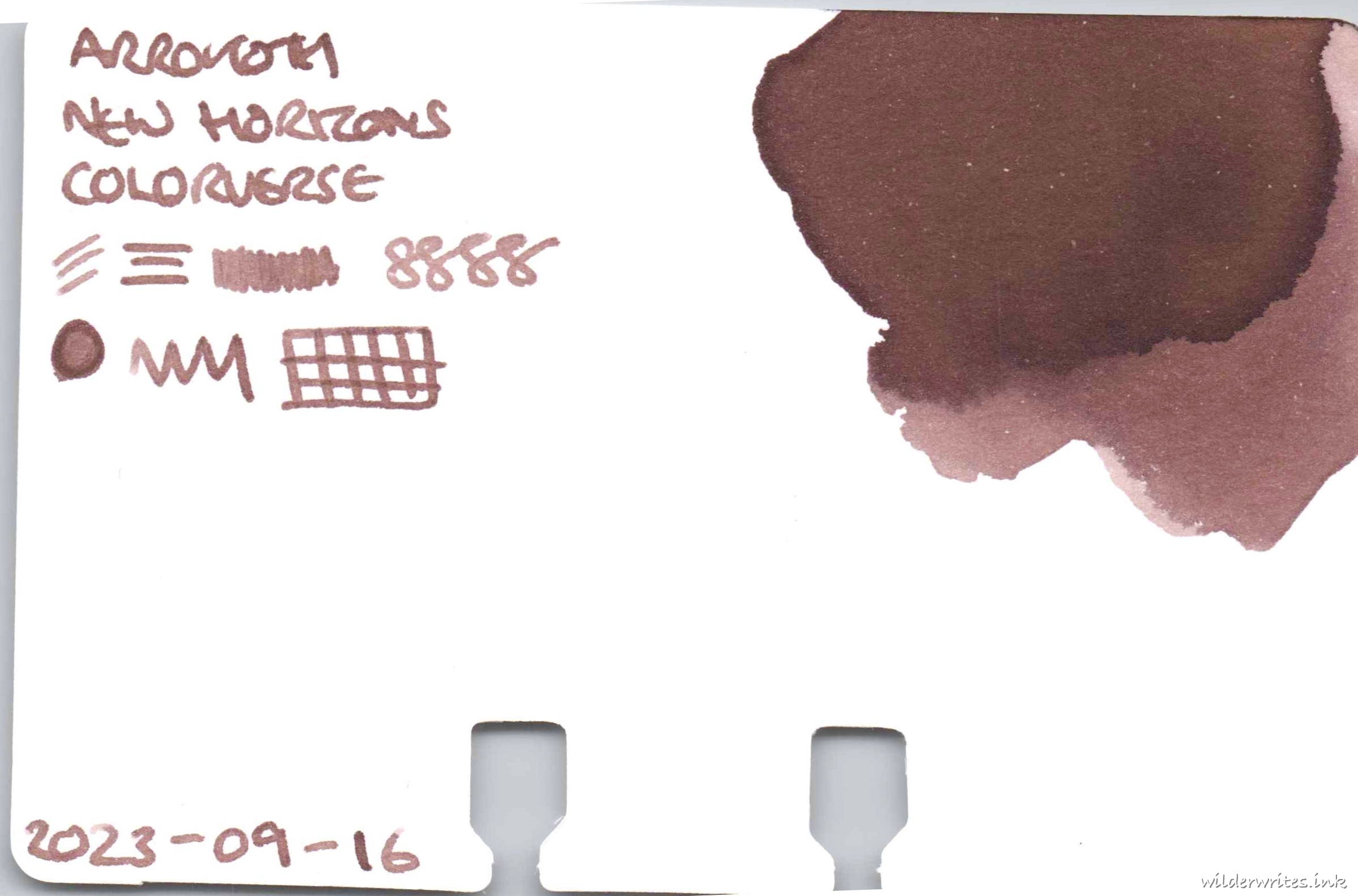 Colorverse New Horizons Arrokoth on Col-o-dex card