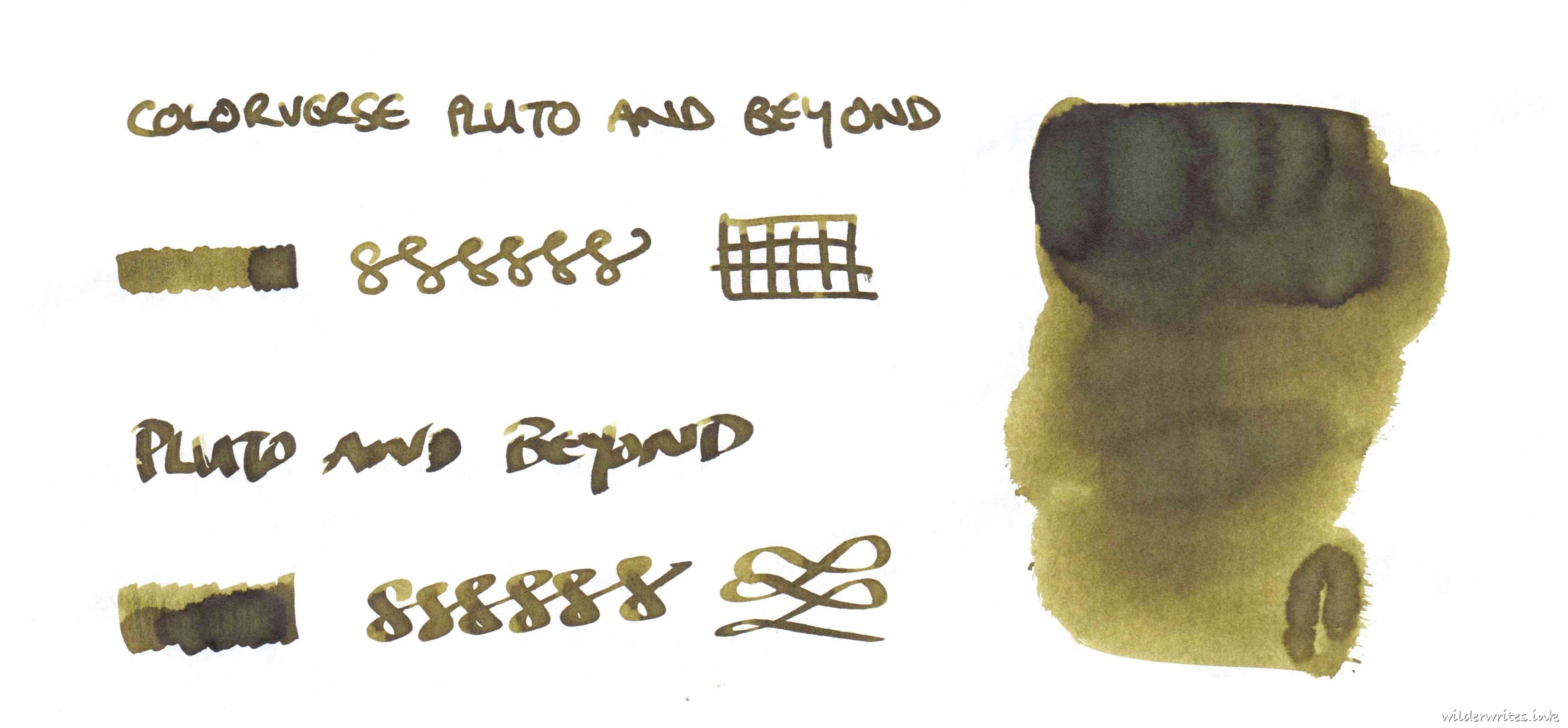 Colorverse New Horizons Pluto And Beyond on Tomoe River (52gsm)