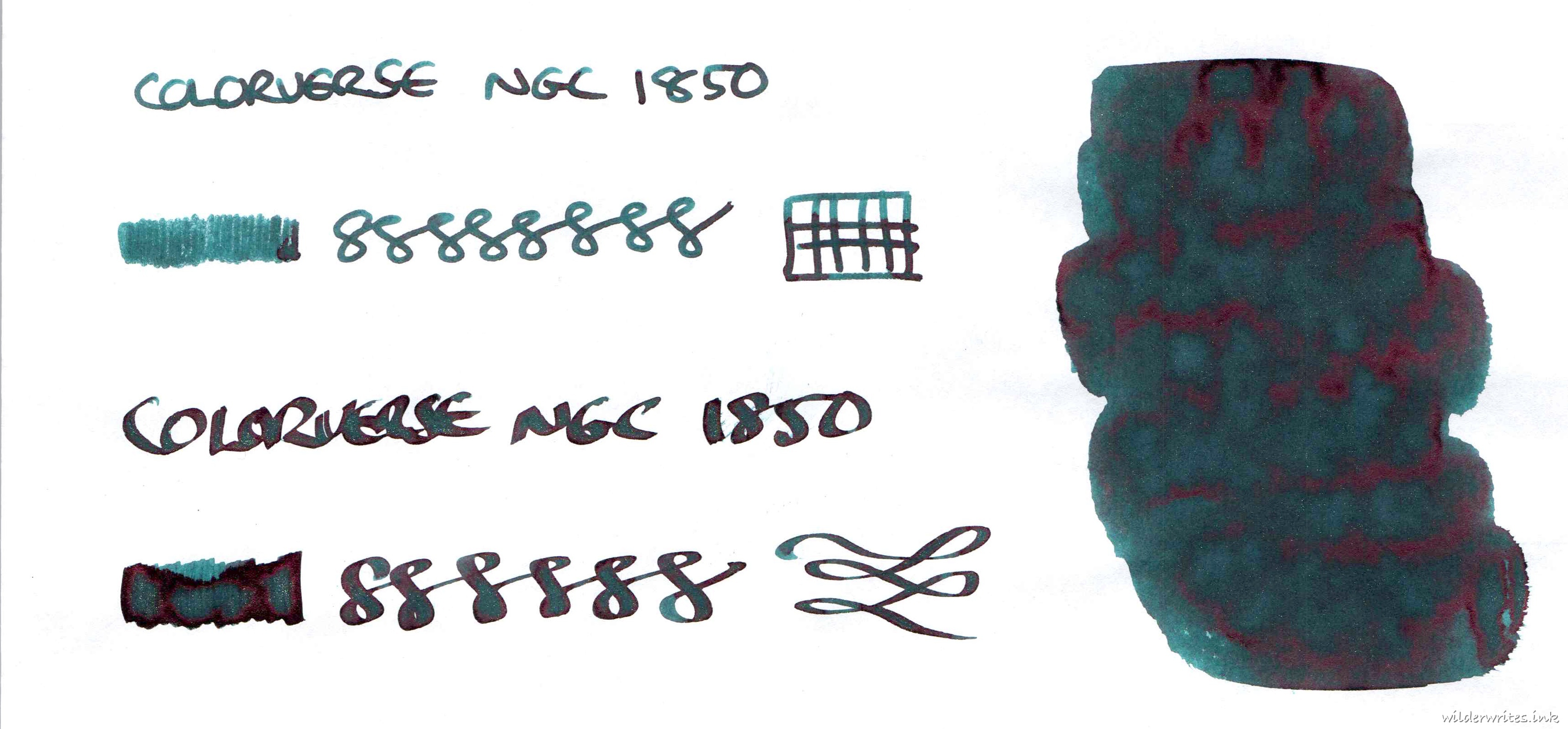 Colorverse Ngc 1850 on Tomoe River (52gsm)