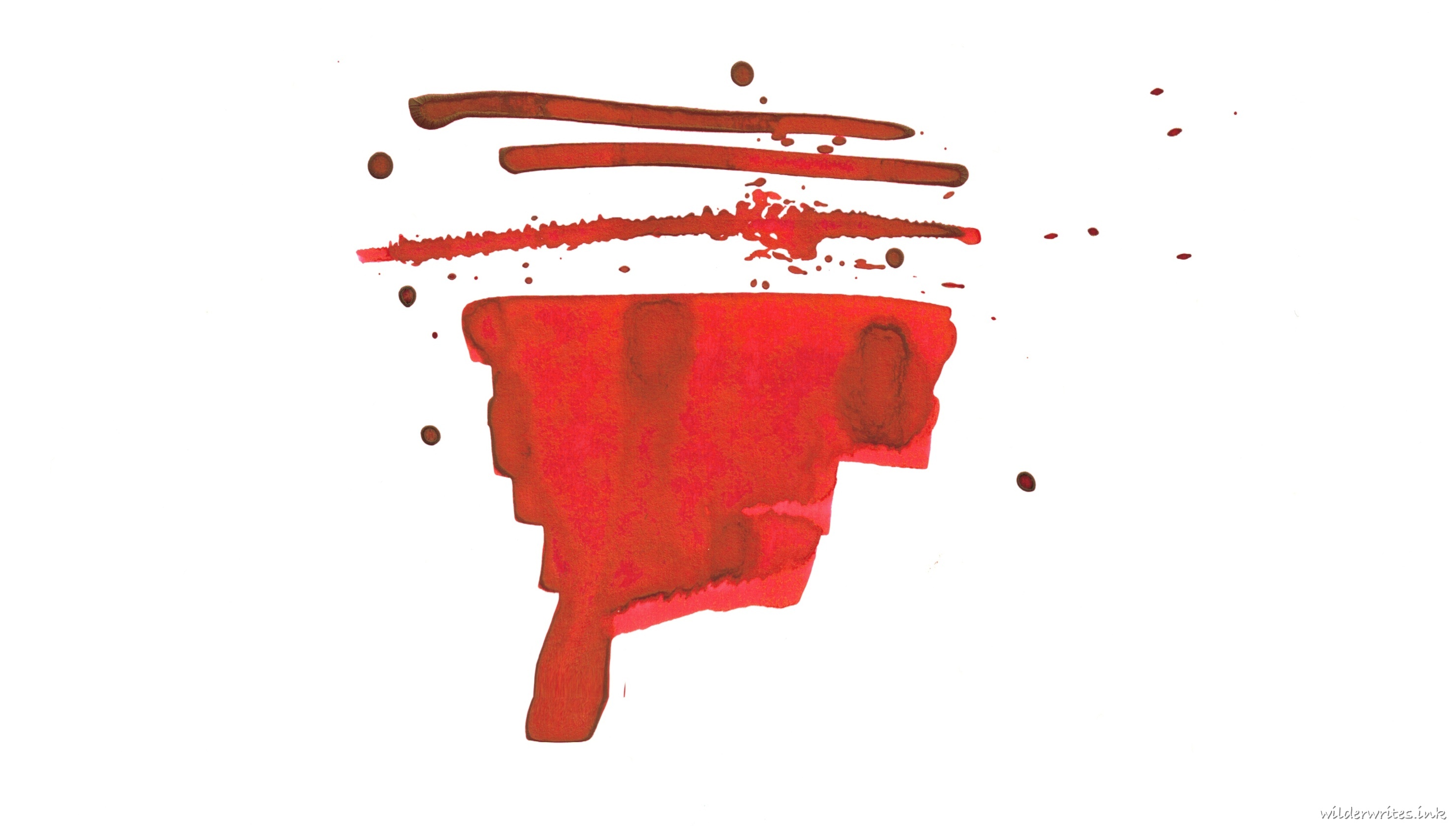 Colorverse San Francisco Pen Show Golden Gate Bridge sampled on Cosmo Air Light paper