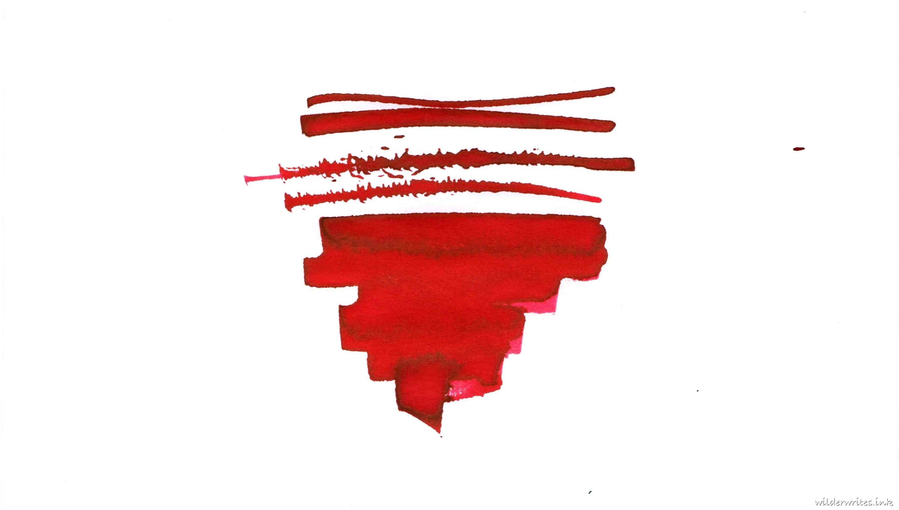 Colorverse San Francisco Pen Show Golden Gate Bridge sampled on Rhodia paper