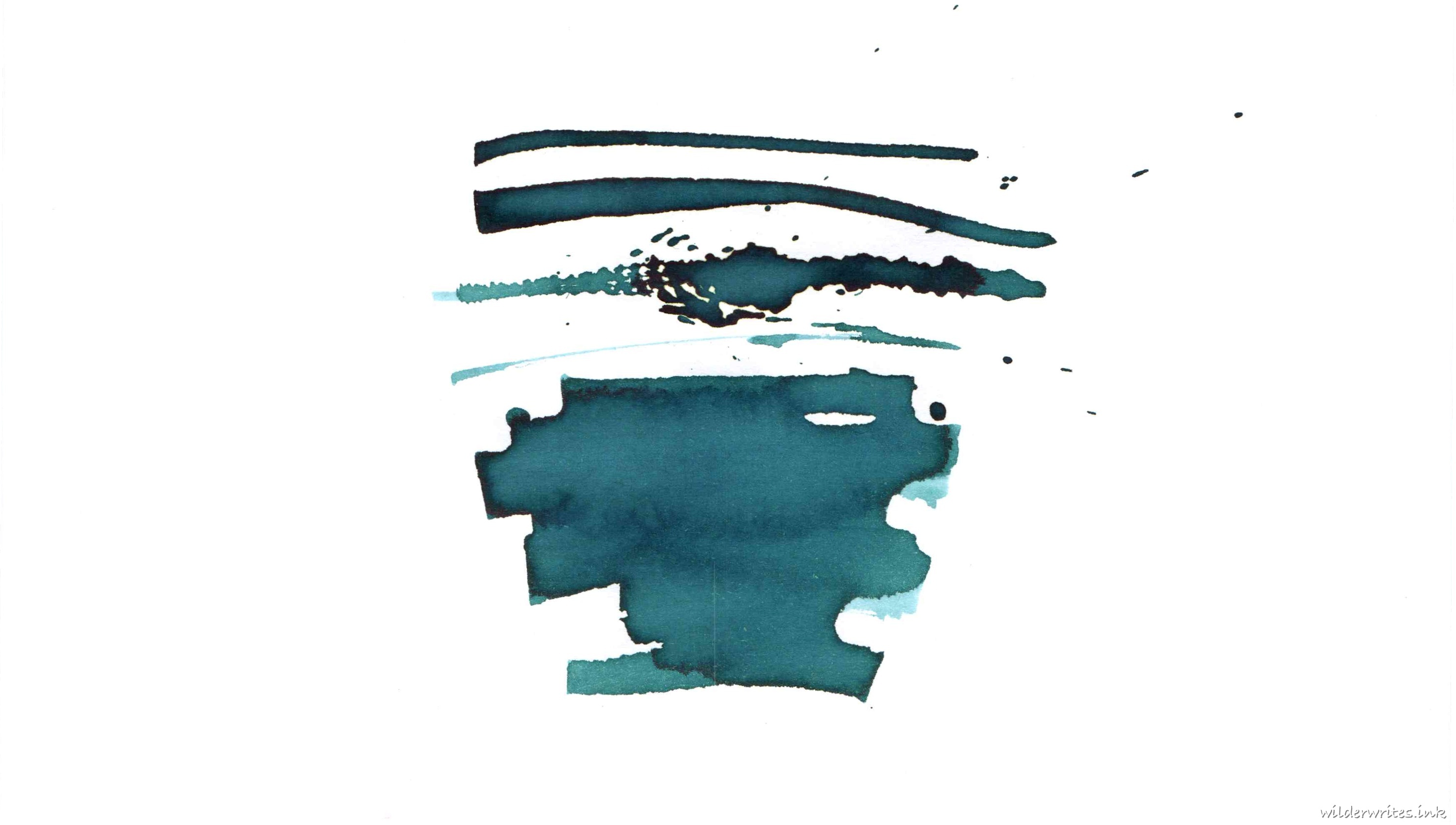 Colorverse San Francisco Pen Show San Francisco Bay sampled on Rhodia paper