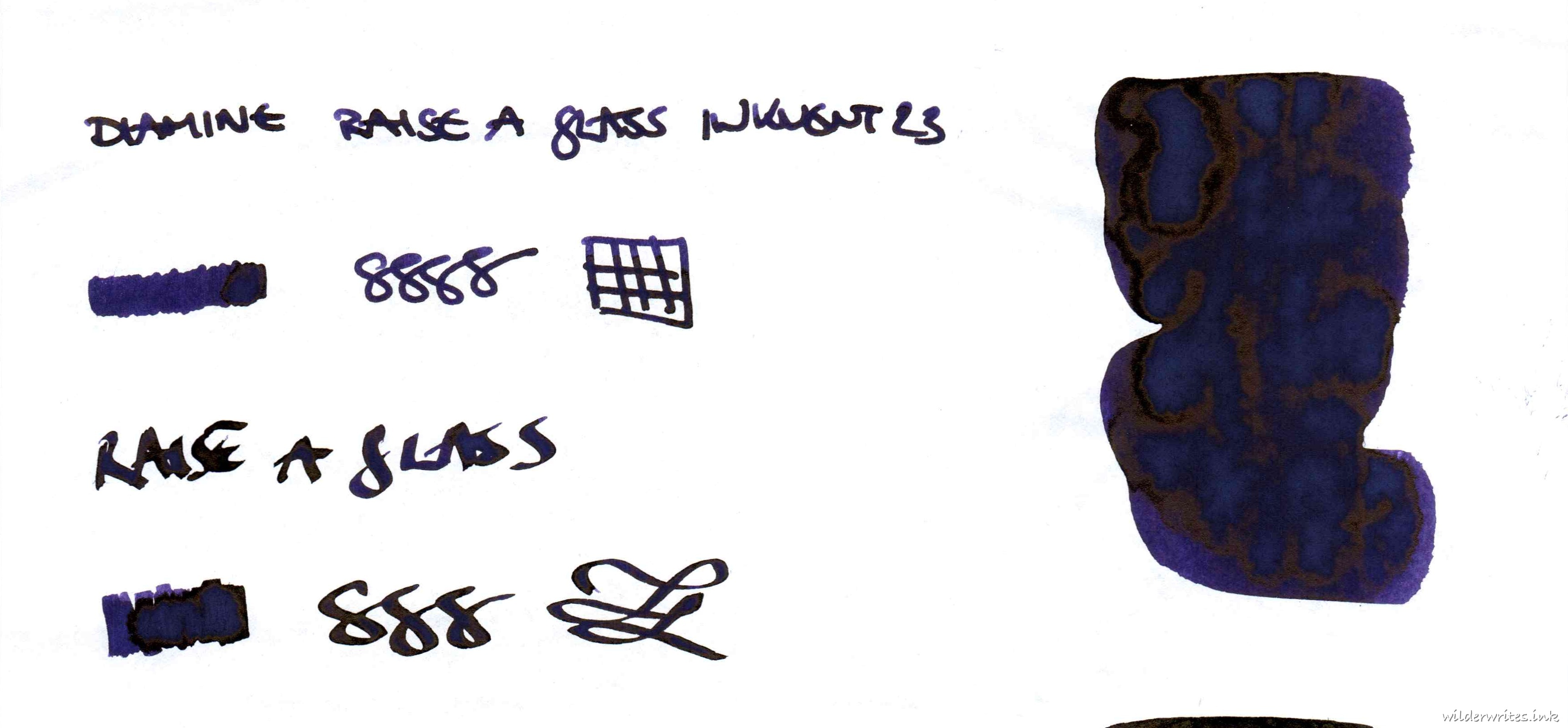 Diamine Inkvent 2023 Raise A Glass