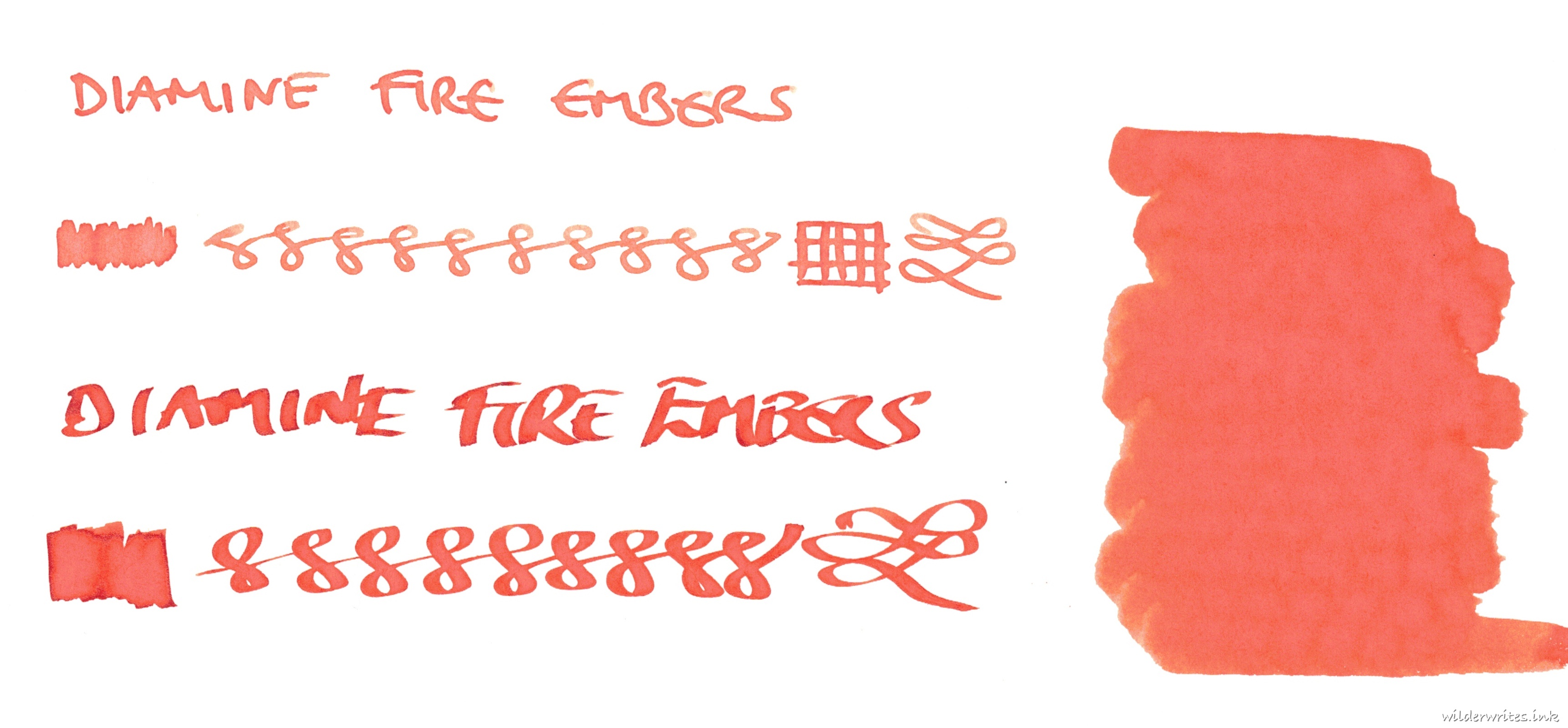 Diamine Inkvent Fire Embers