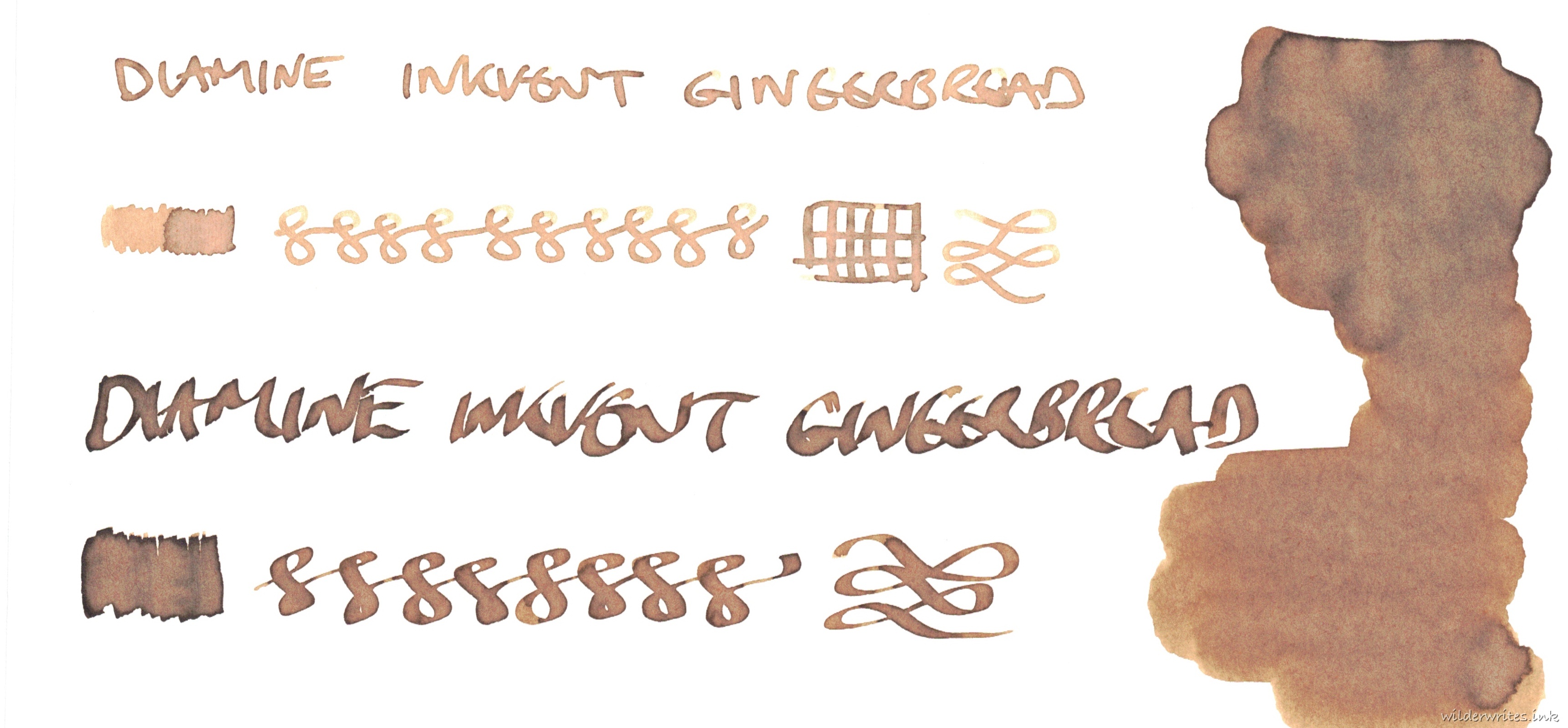 Diamine Inkvent Gingerbread