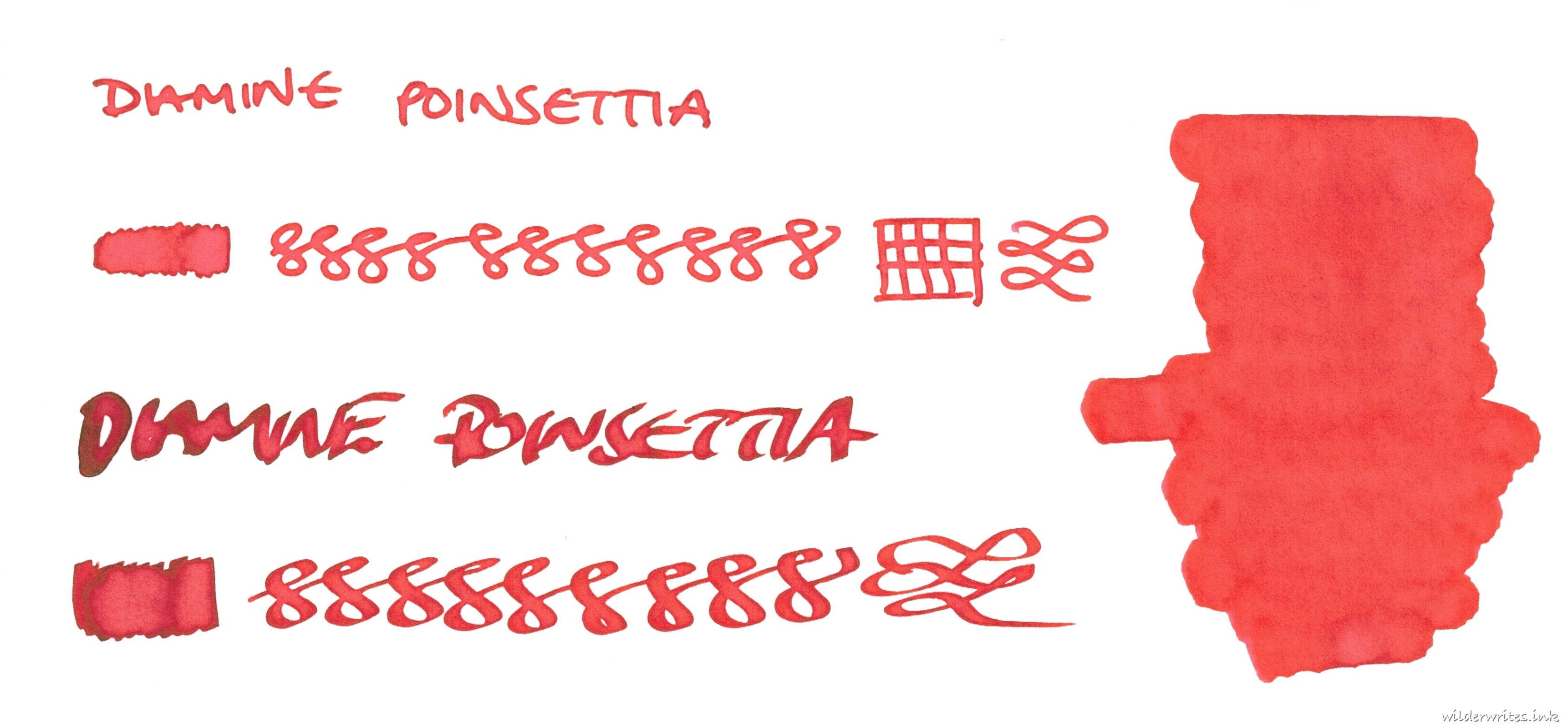 Diamine Inkvent Poinsettia