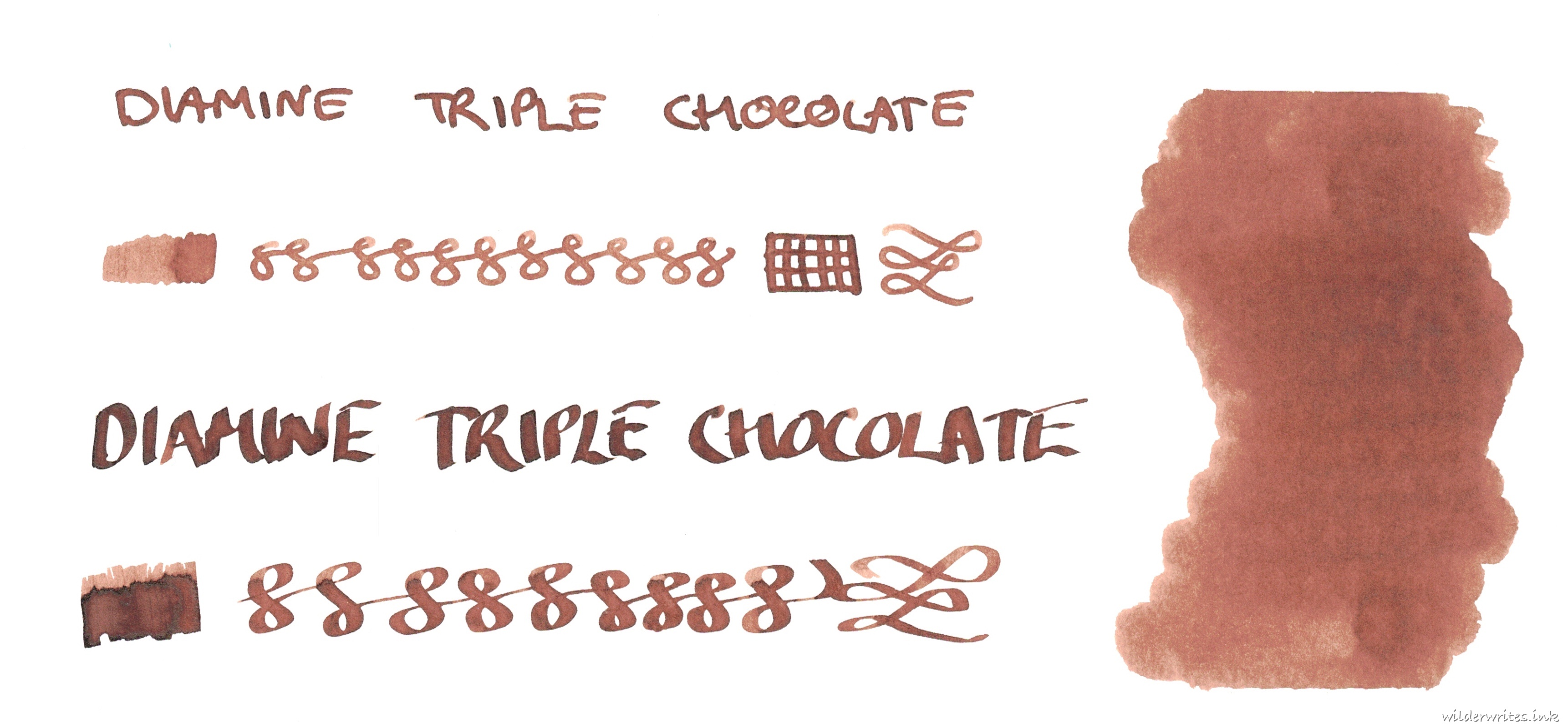 Diamine Inkvent Triple Chocolate