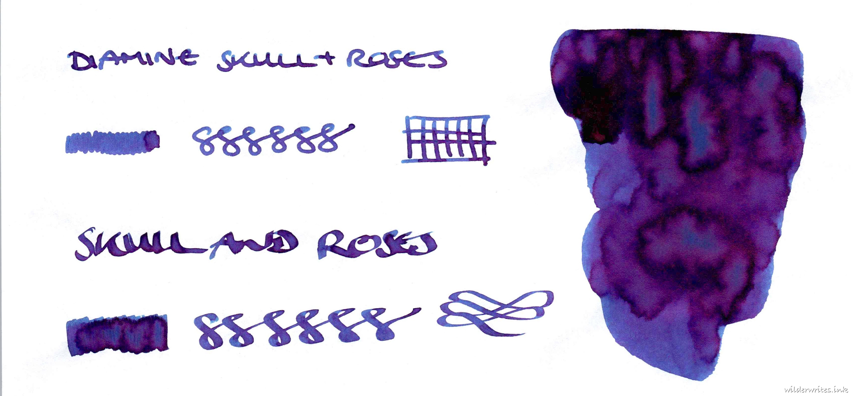 Diamine Skull And Roses