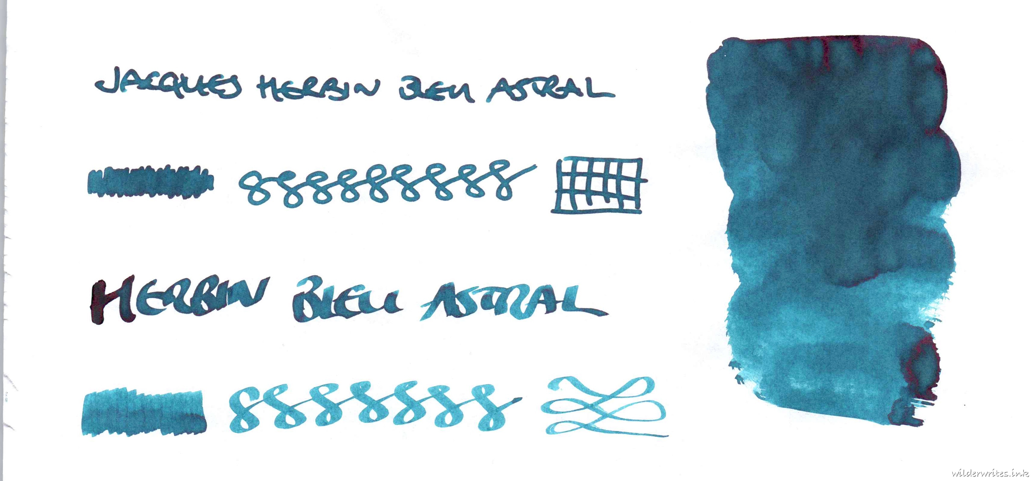 Herbin Bleu Astral on Tomoe River (52gsm)