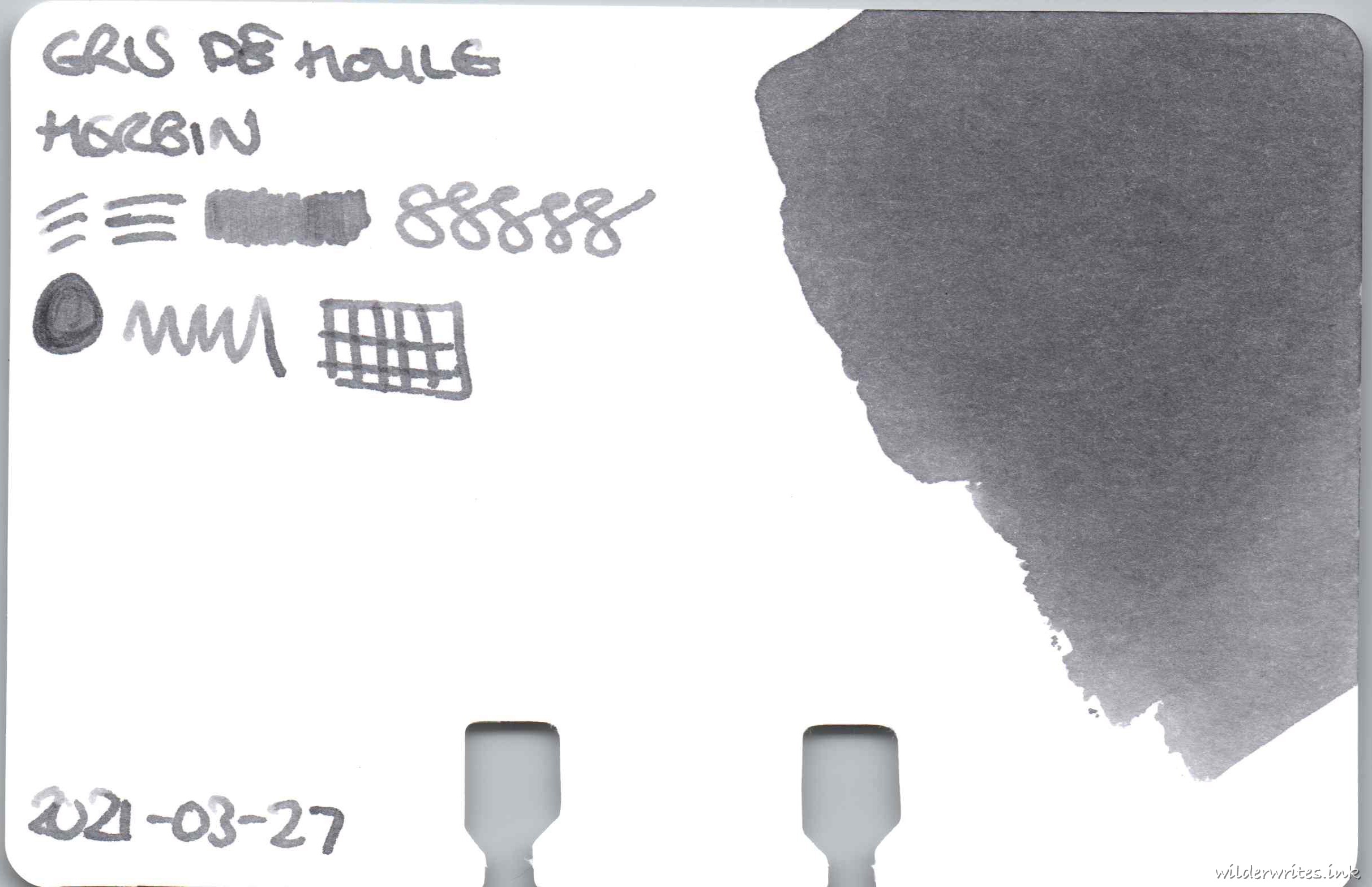 Herbin Gris De Houle on Col-o-dex card