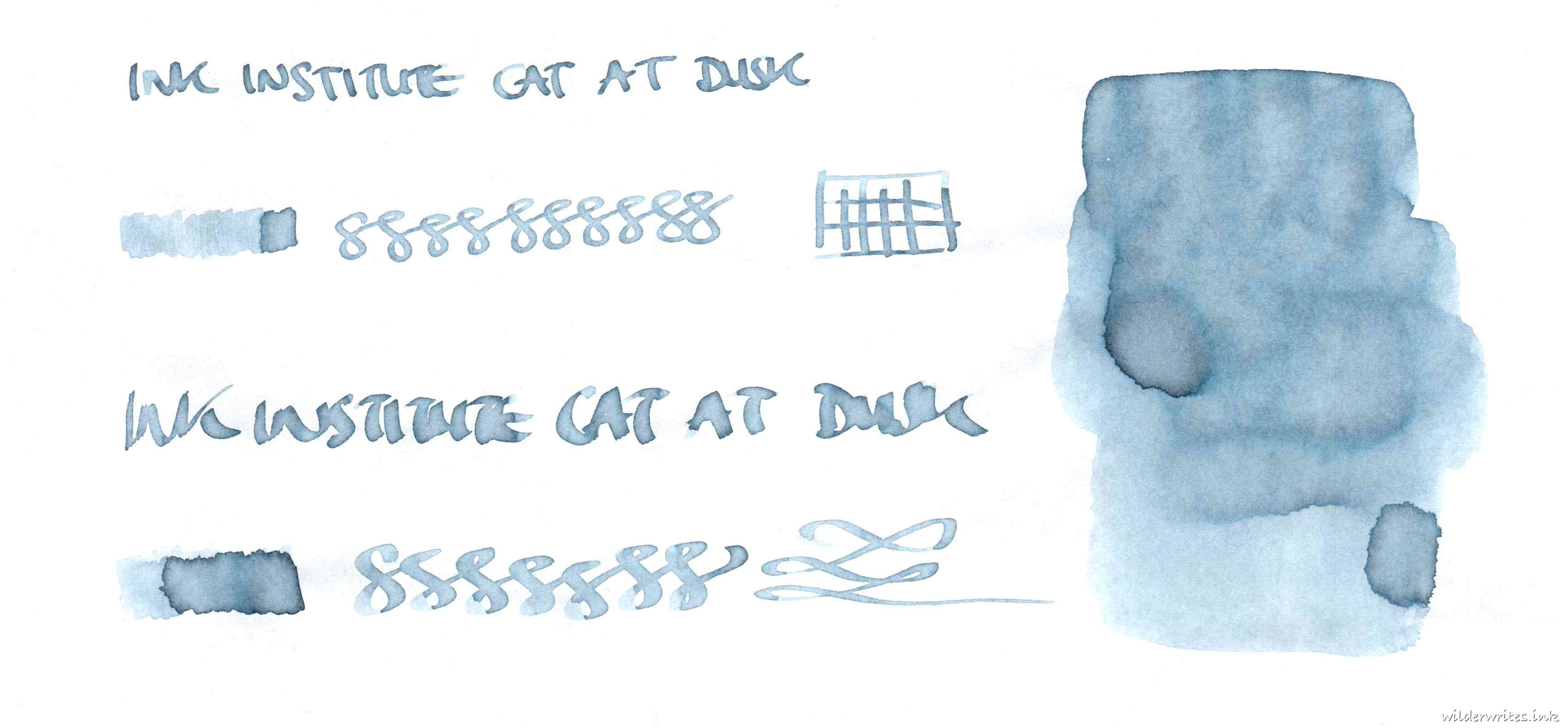 Ink Institute Cat At Dusk on Tomoe River (52gsm)