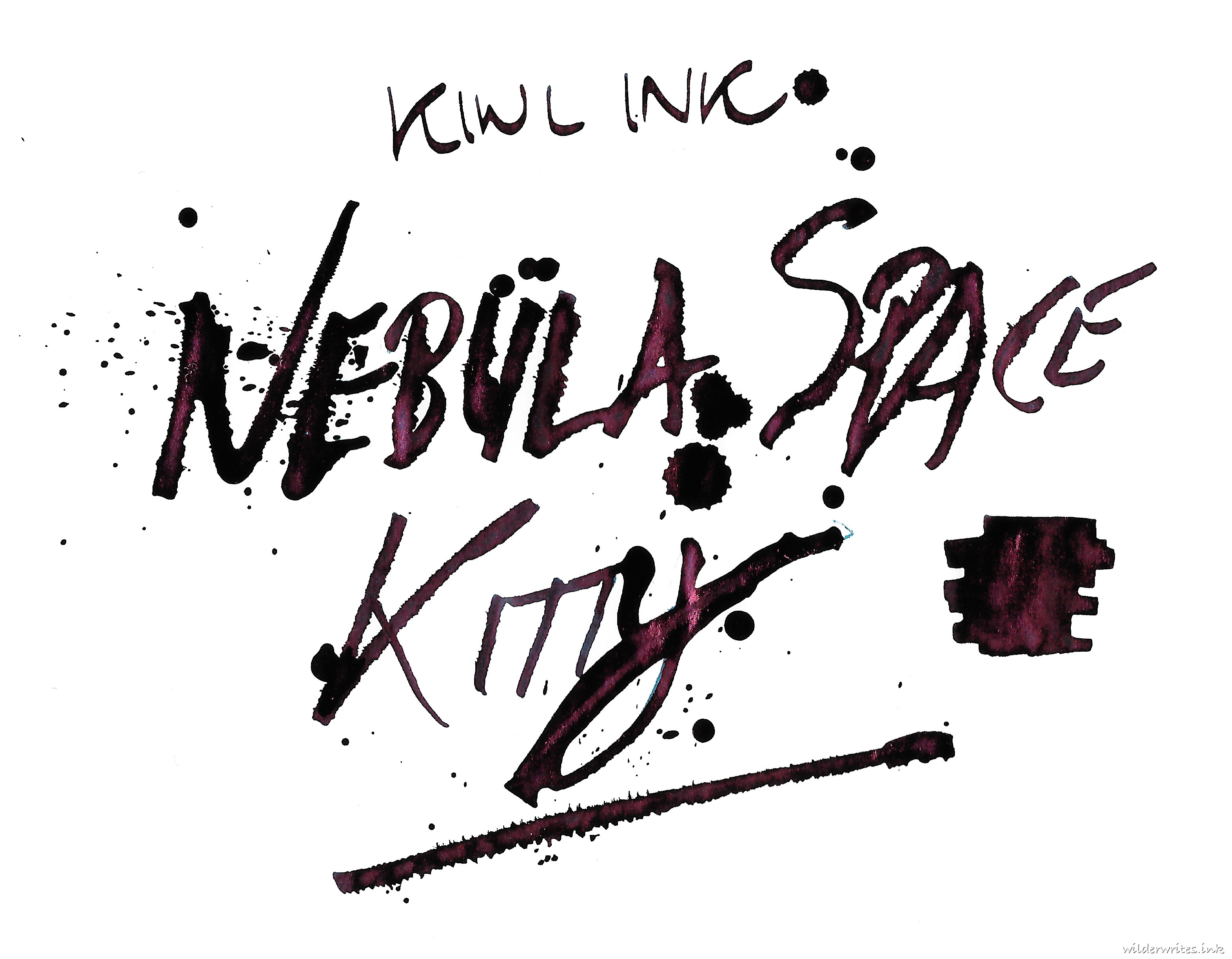 Kiwi Ink Nebula Space Kitty