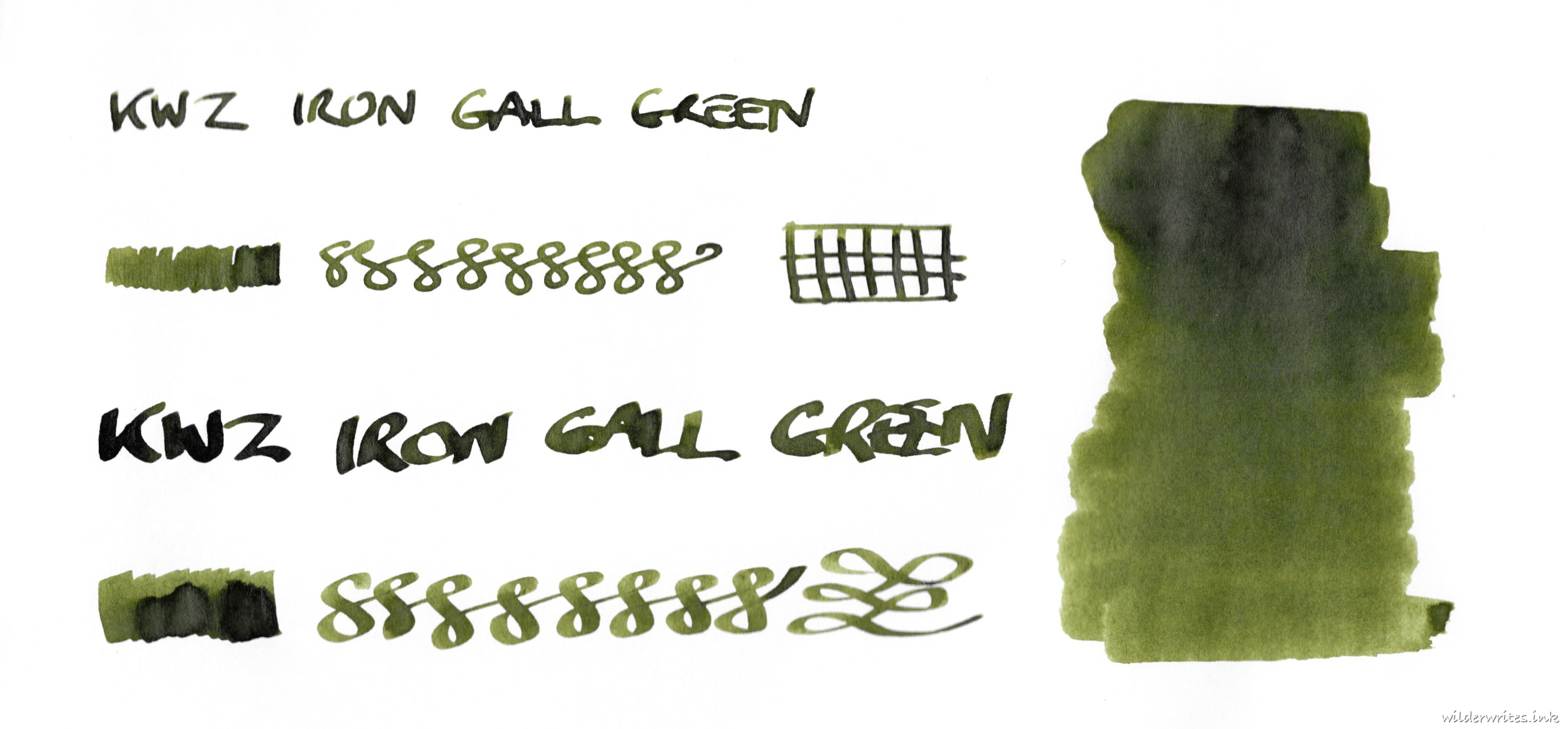 KWZ Iron Gall Green Yellow