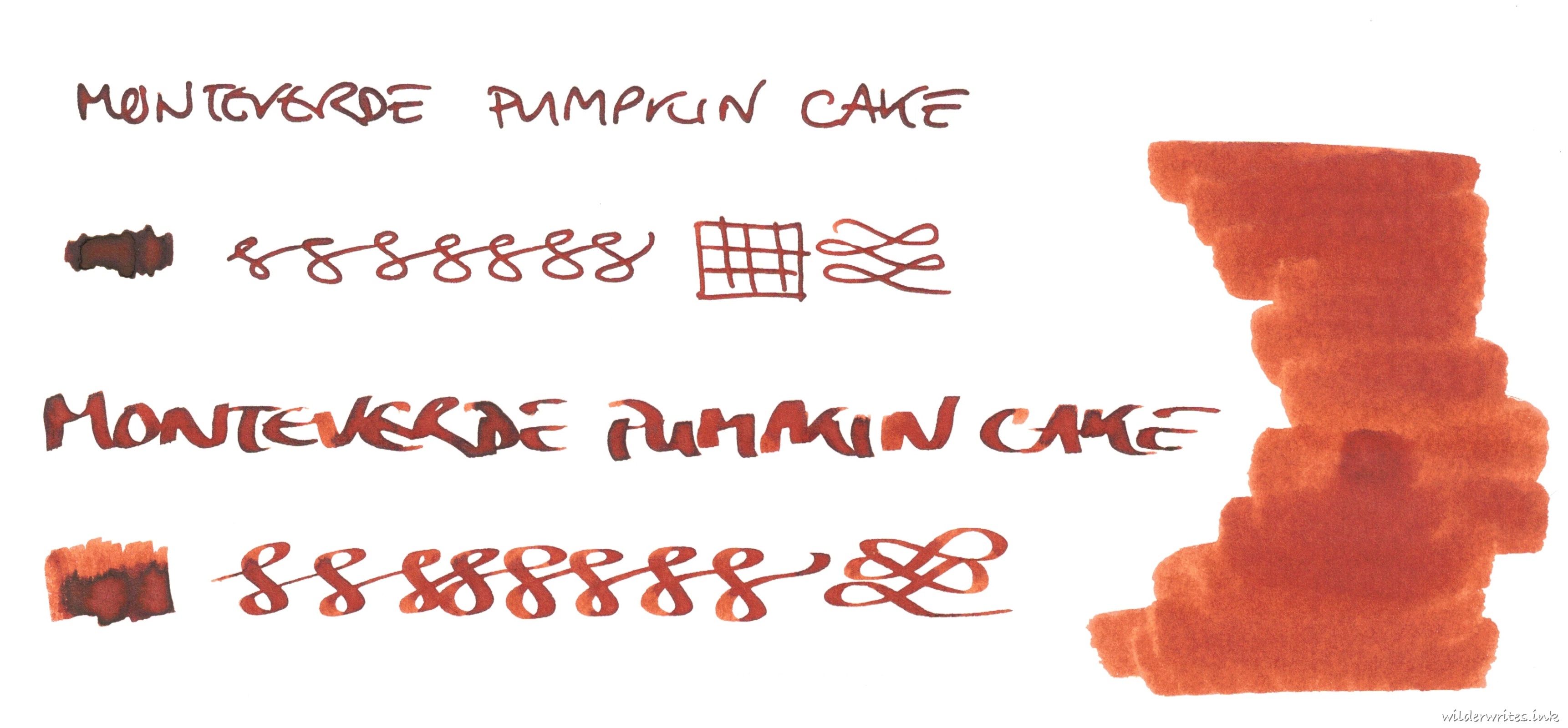 Monteverde Pumpkin Cake on Tomoe River (52gsm)