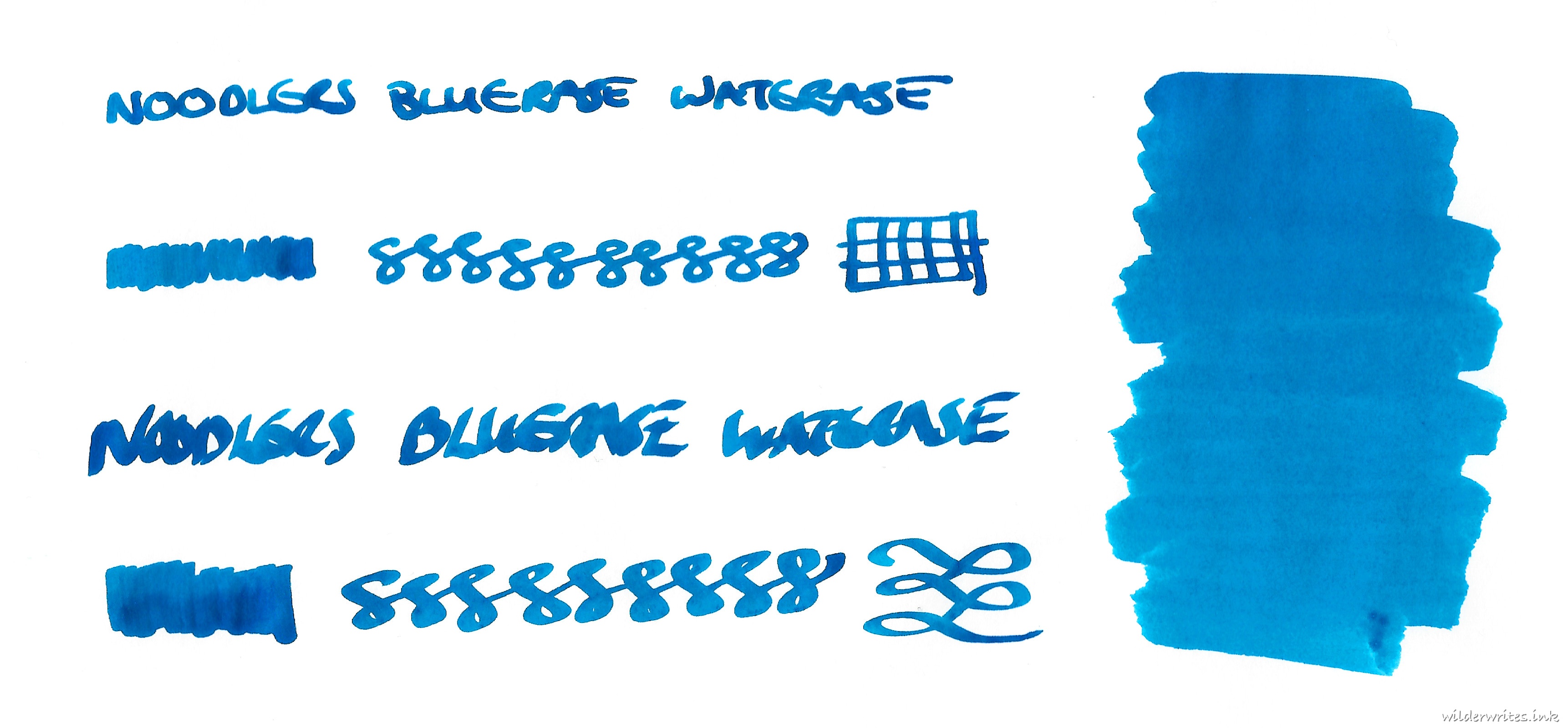 Noodlers Waterase Bluerase