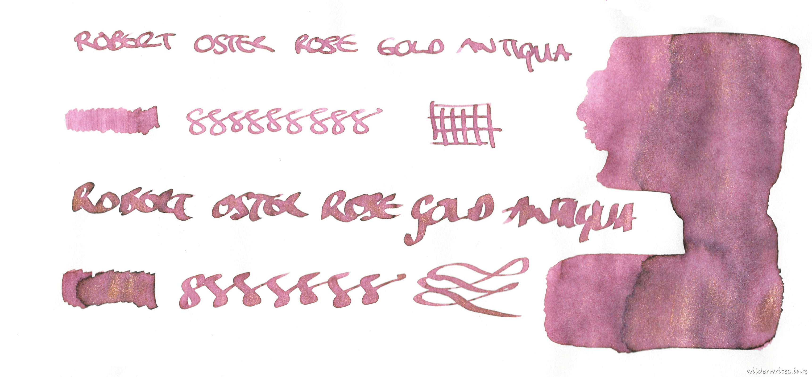 Robert Oster Gold Antiqua on Tomoe River (52gsm)