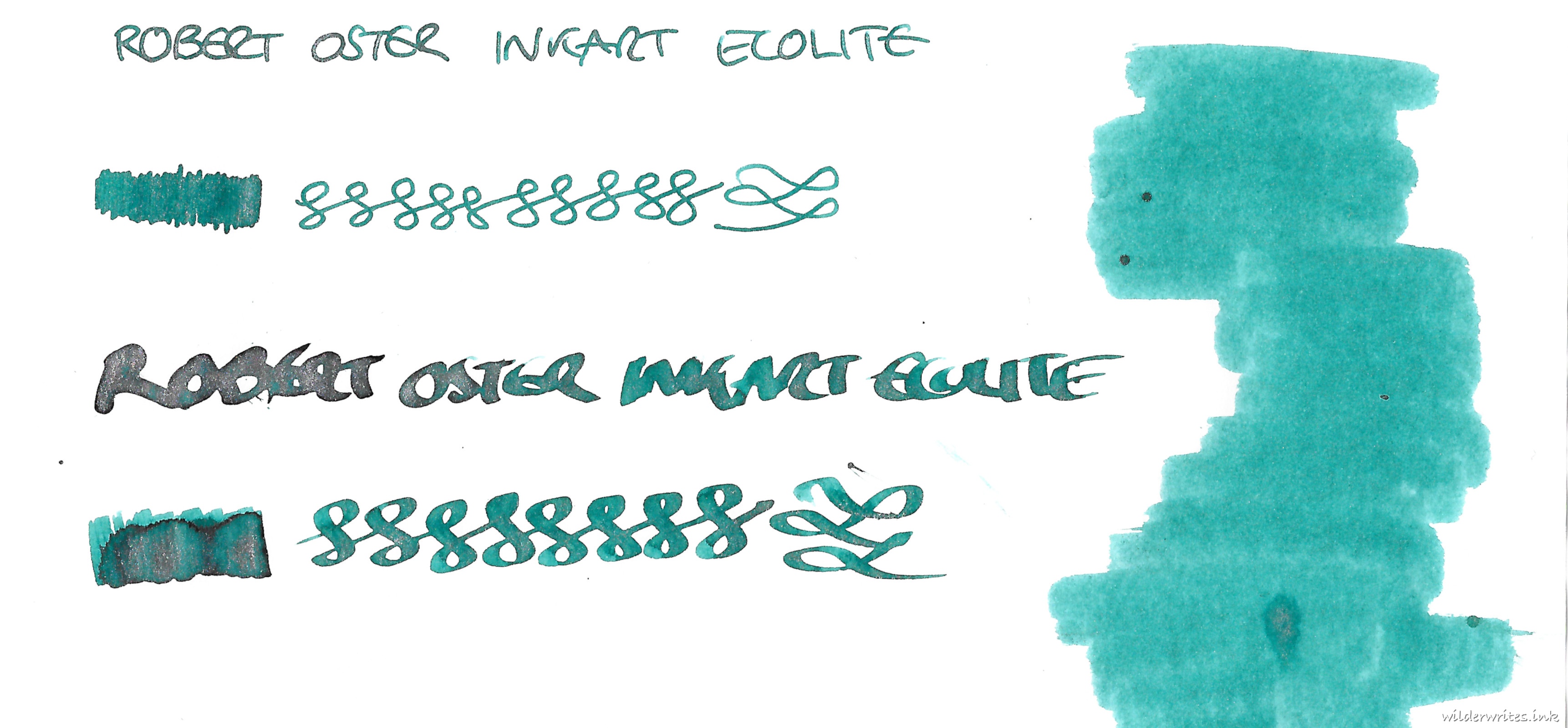 Robert Oster Inkart Ecolite on Tomoe River (52gsm)