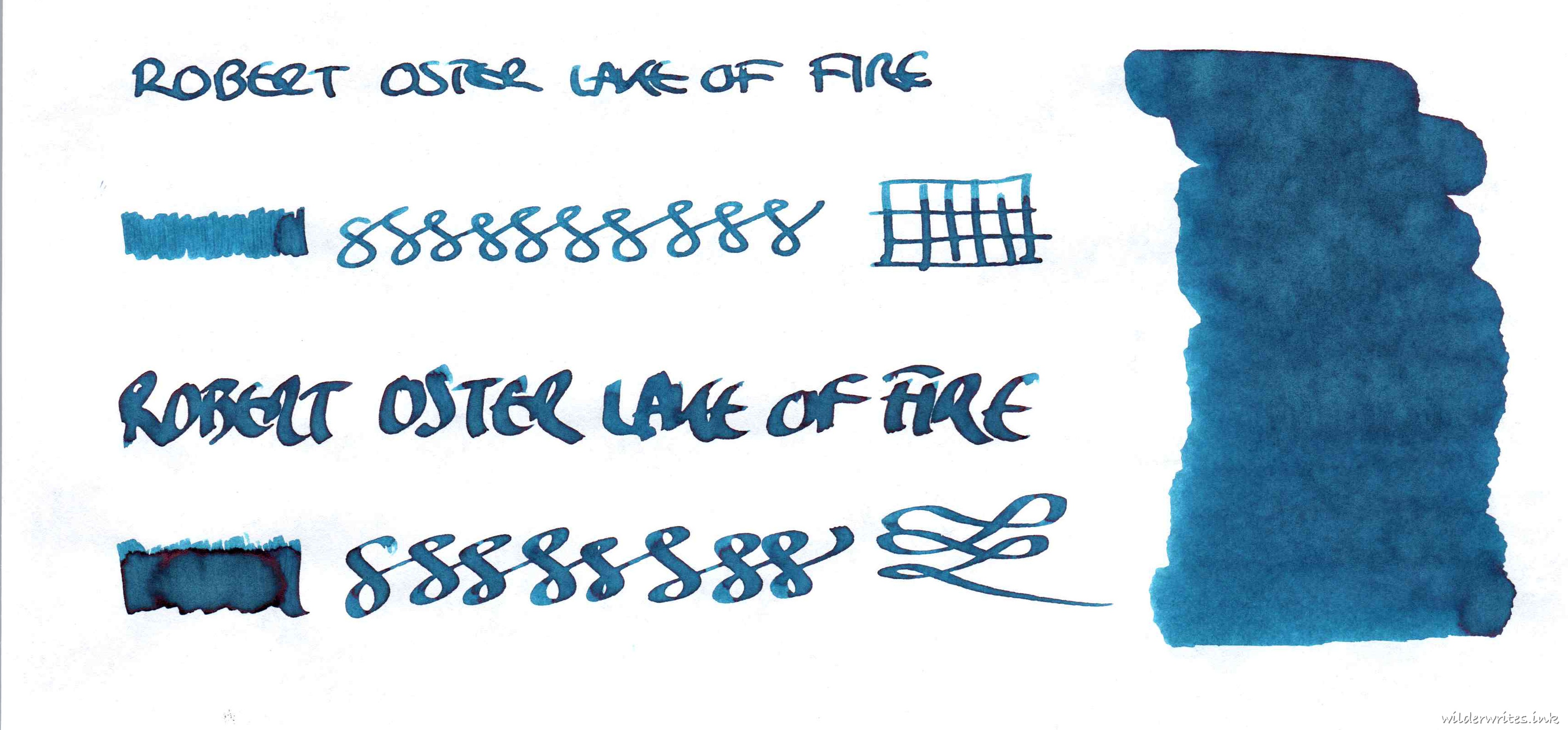 Robert Oster Lake Of Fire on Tomoe River (52gsm)