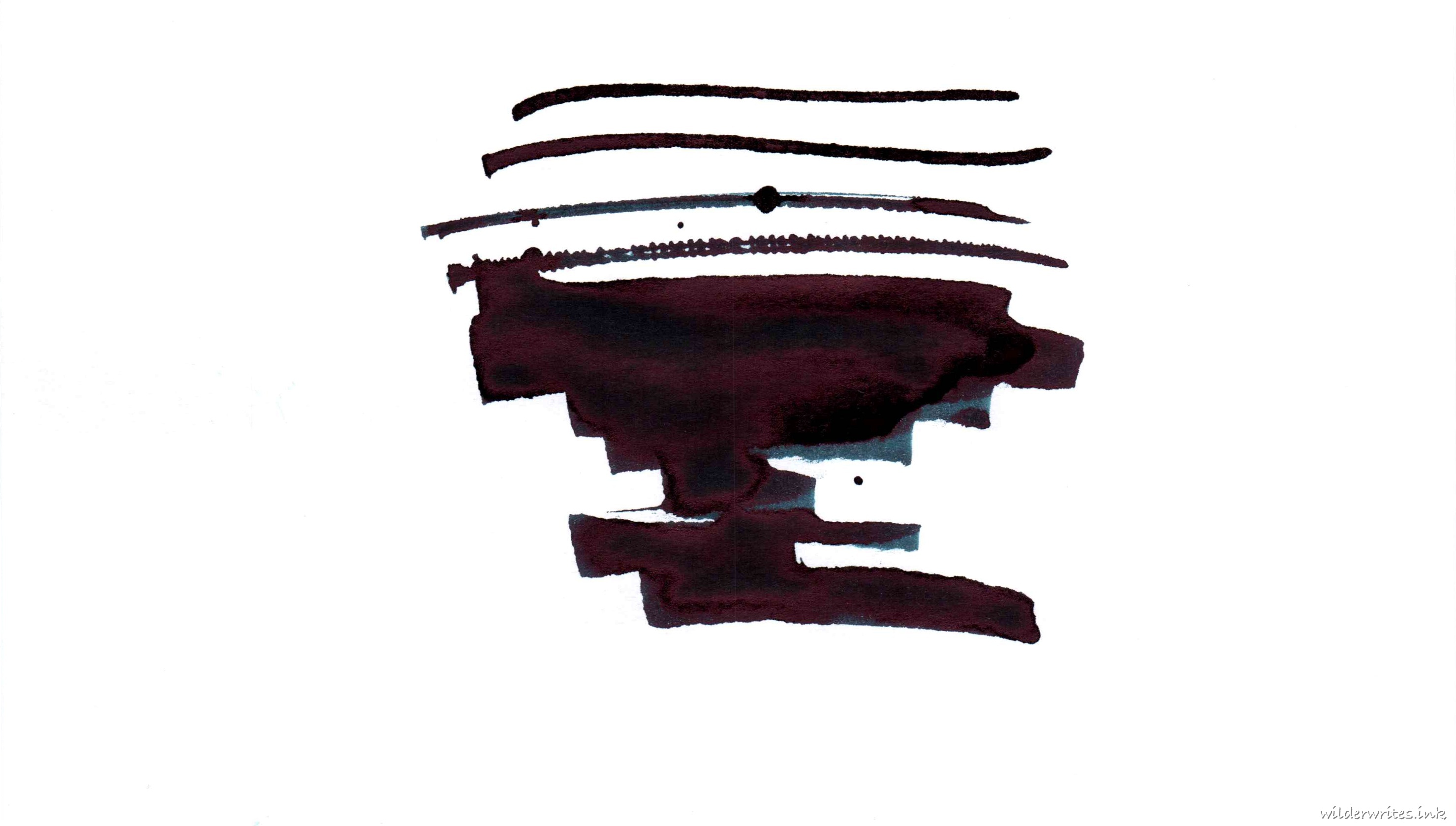 Sailor Dipton Dark Cave sampled on Rhodia paper