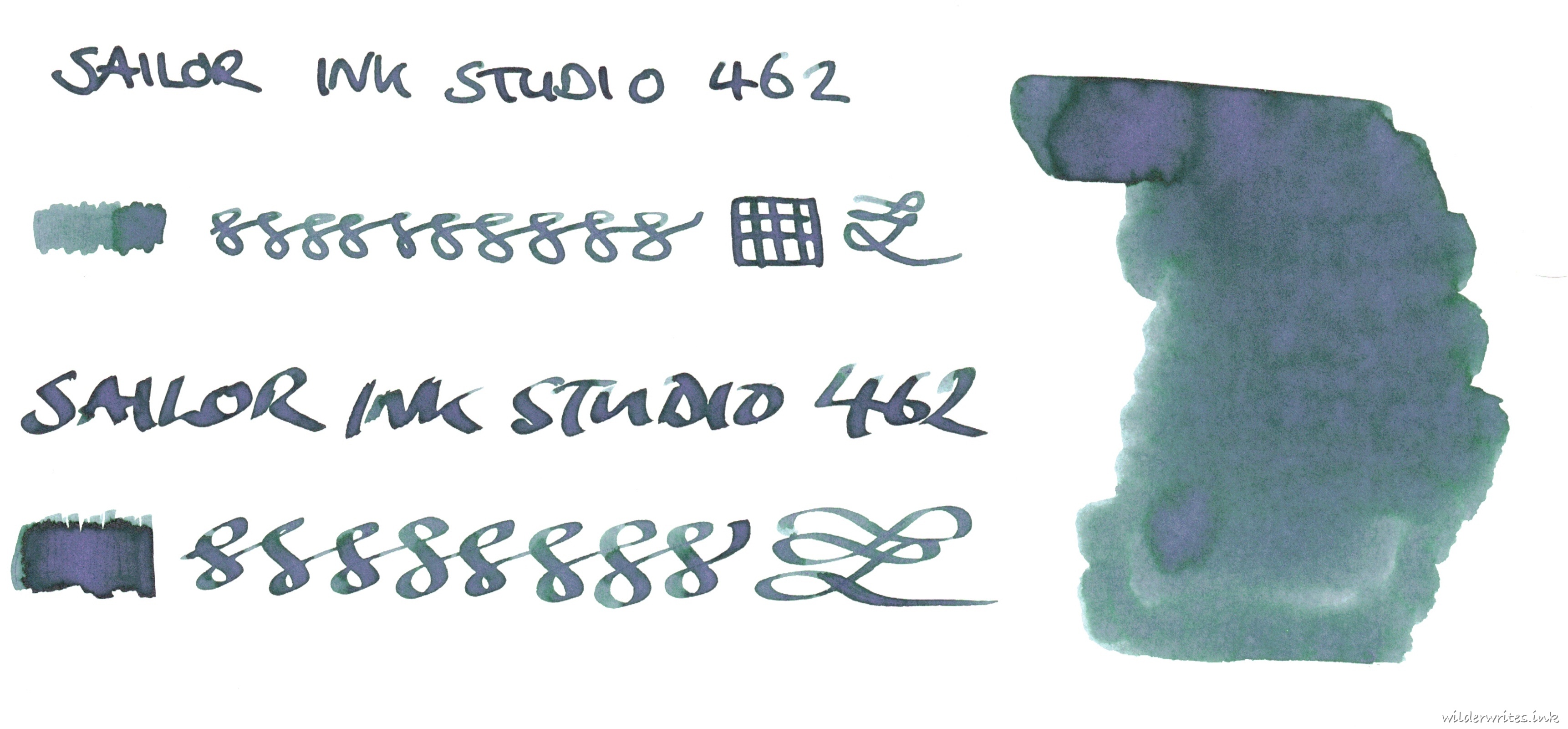 Sailor Ink Studio 462 on Tomoe River (52gsm)