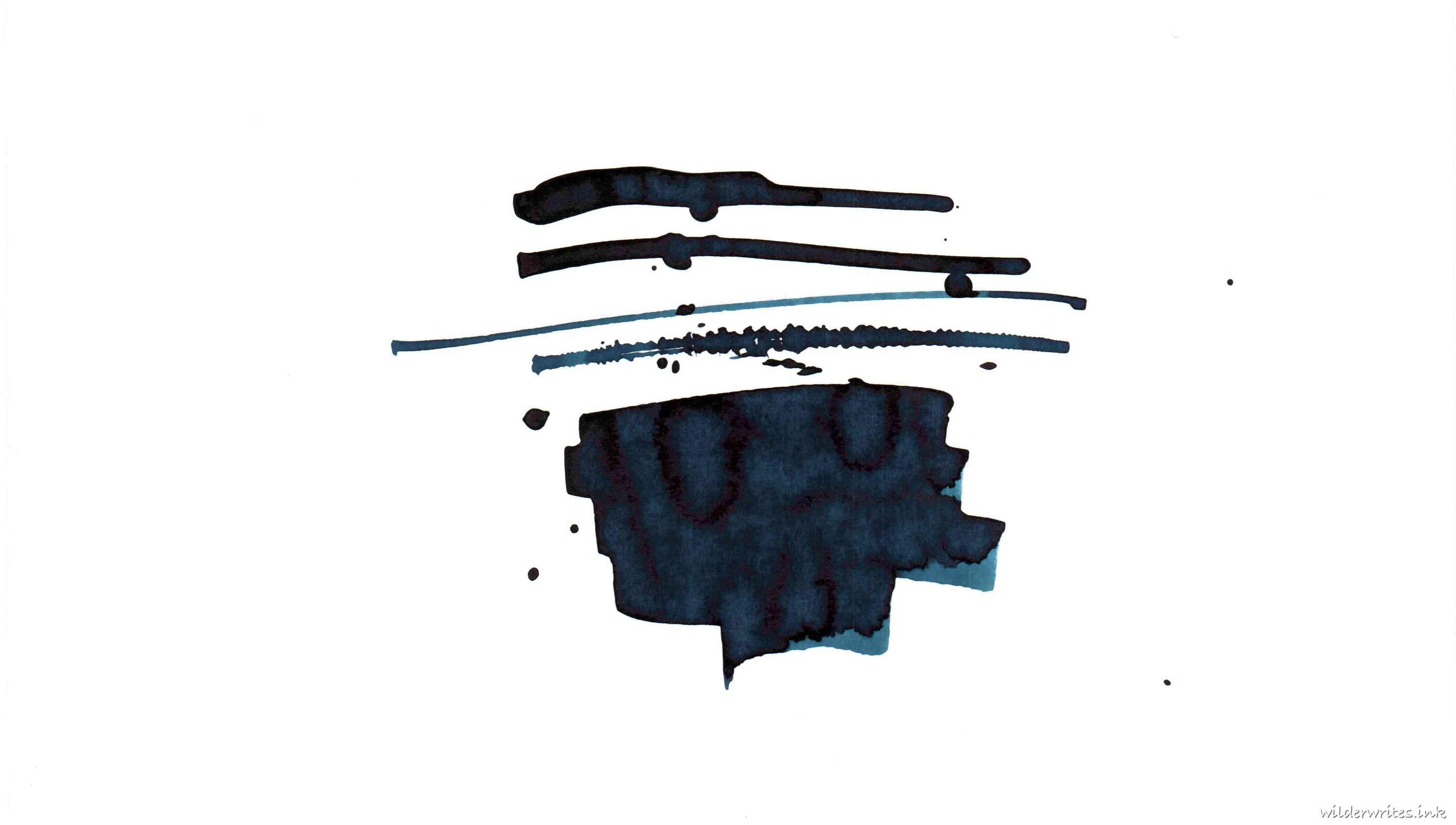 Sailor Manyo Dew sampled on Cosmo Air Light paper