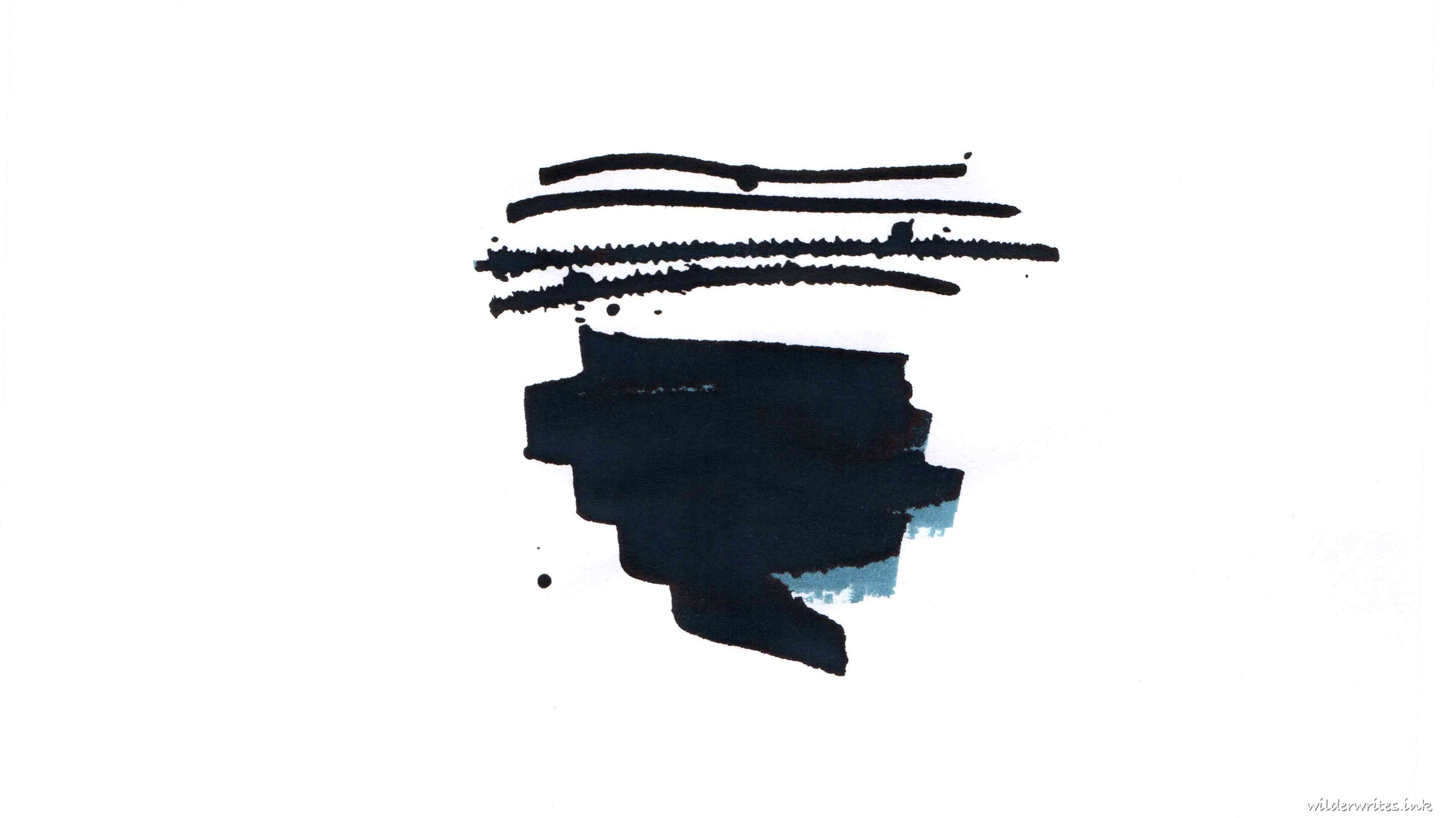 Sailor Manyo Dew sampled on Rhodia paper