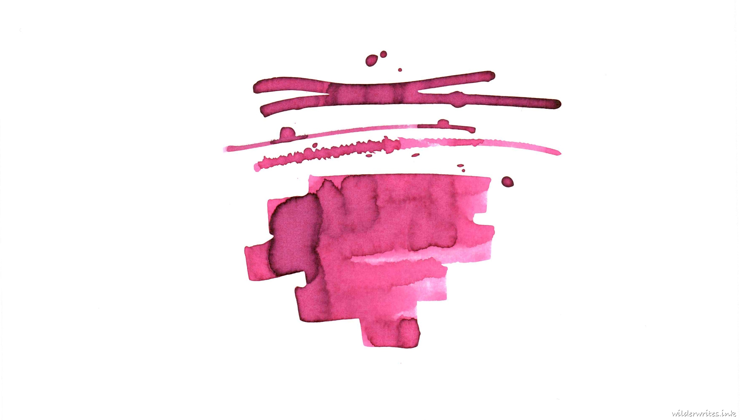 Sailor Manyo Morning Fog sampled on Cosmo Air Light paper