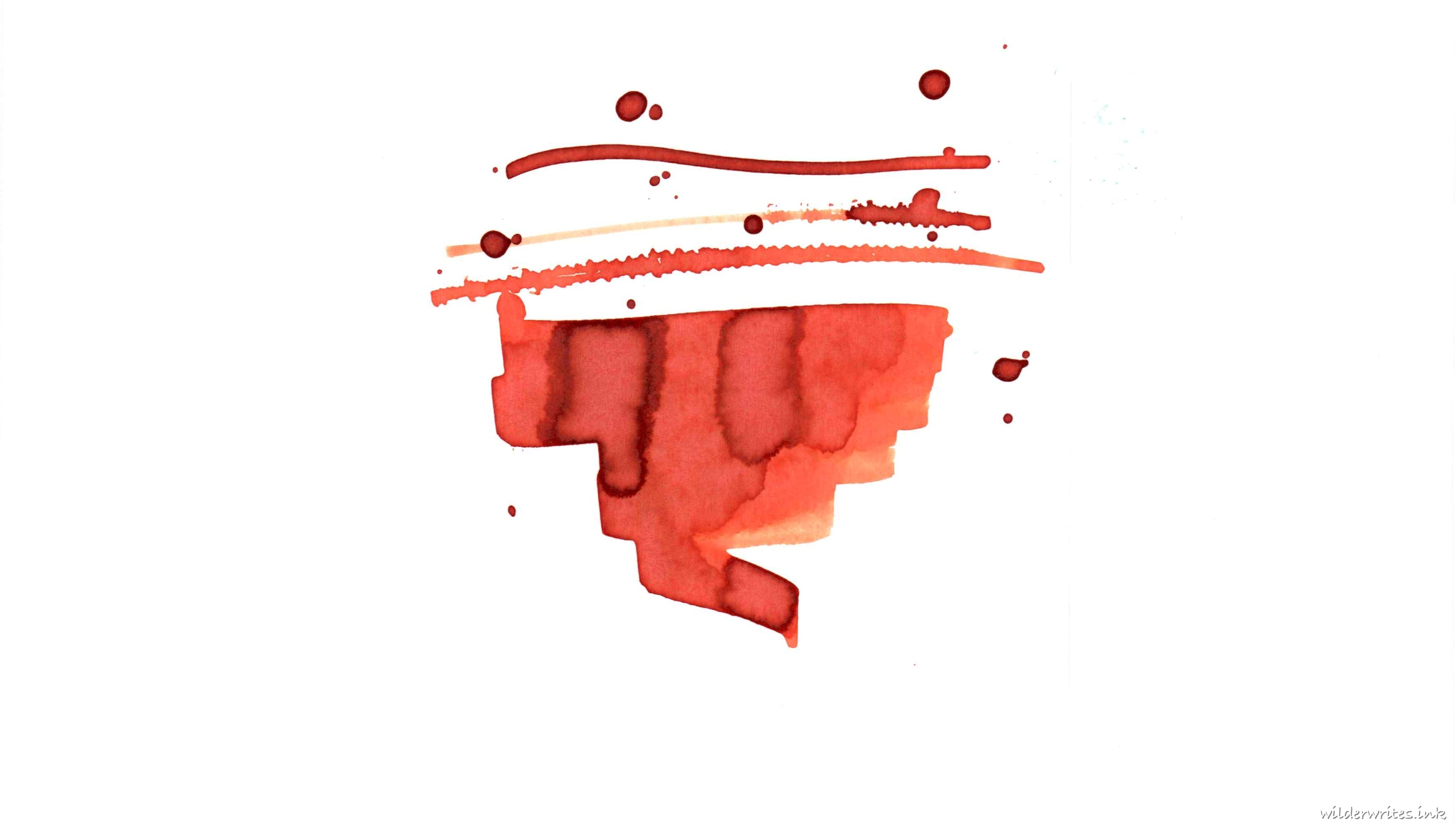 Sailor Manyo Star Lily sampled on Cosmo Air Light paper