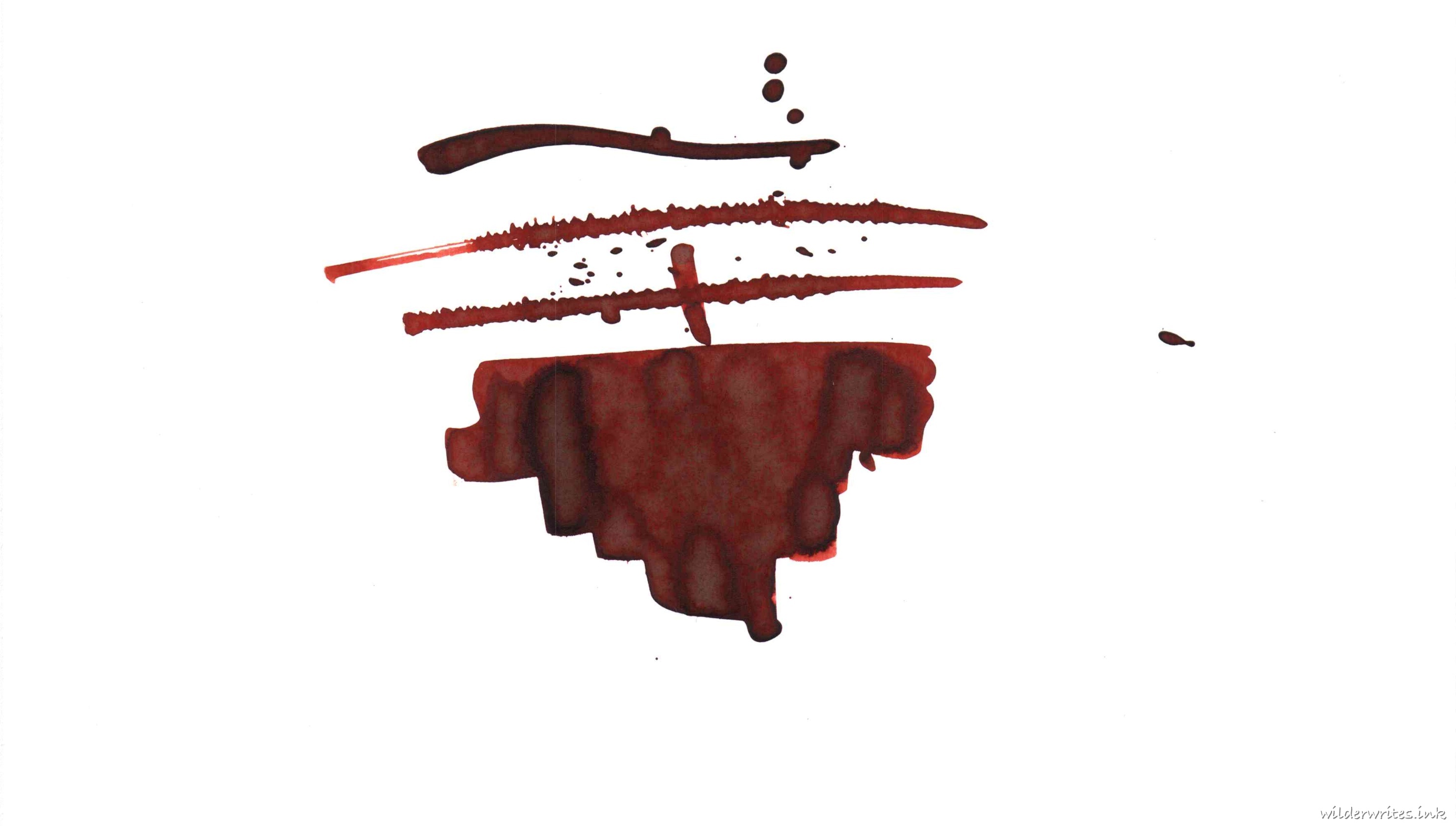 Sailor Manyo Sunset sampled on Cosmo Air Light paper