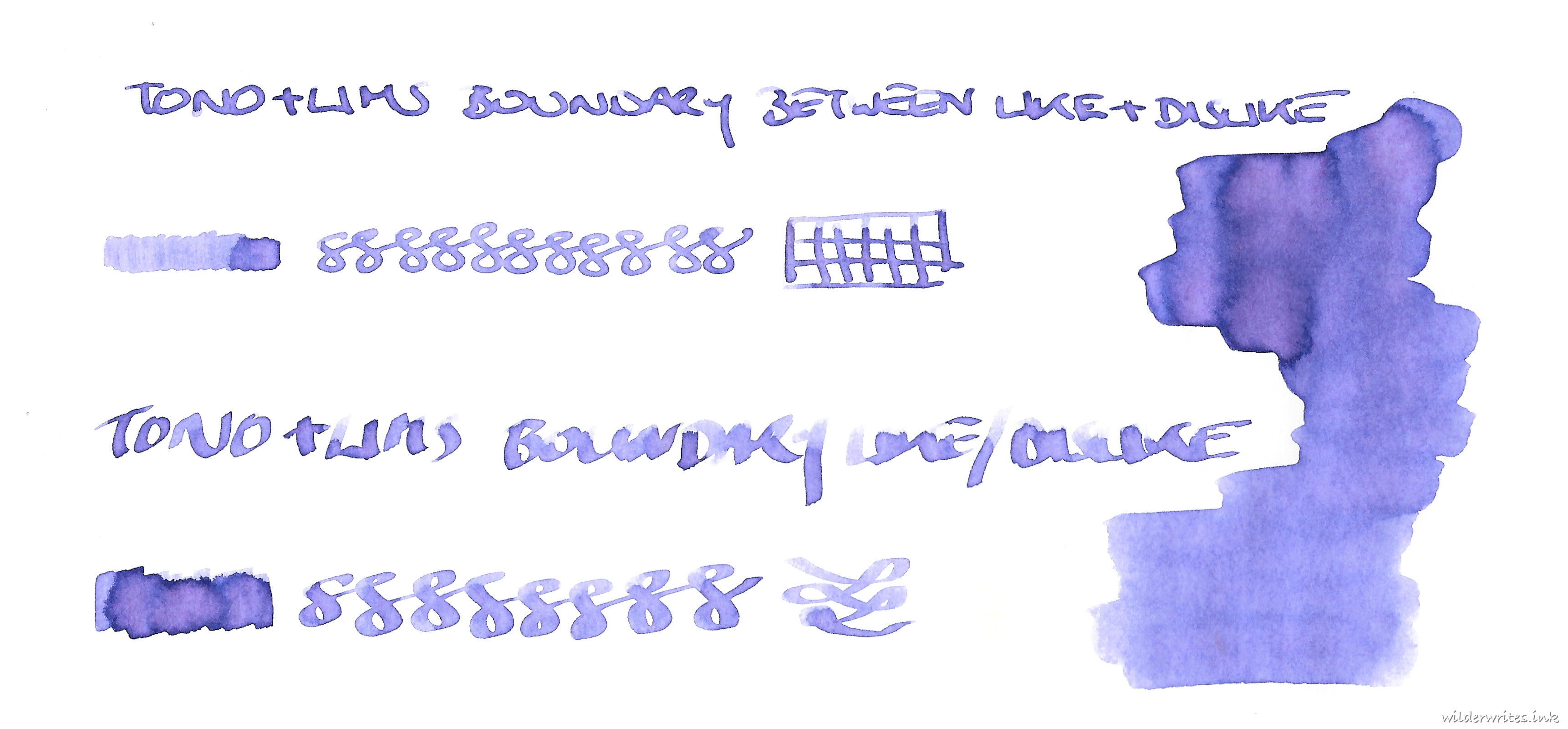 Tono & Lims Boundary Between Like And Dislike on Tomoe River (52gsm)