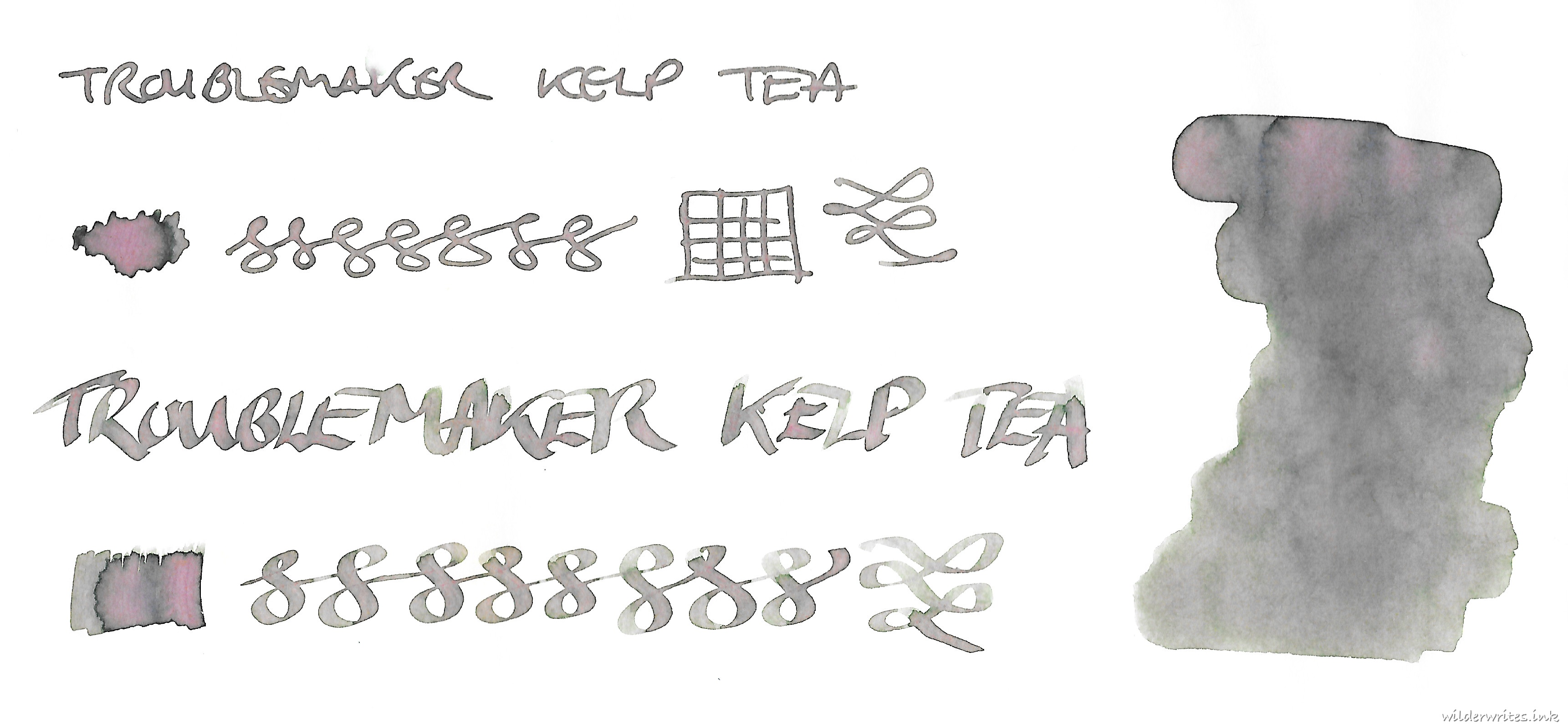 Troublemaker Kelp Tea on Tomoe River (52gsm)