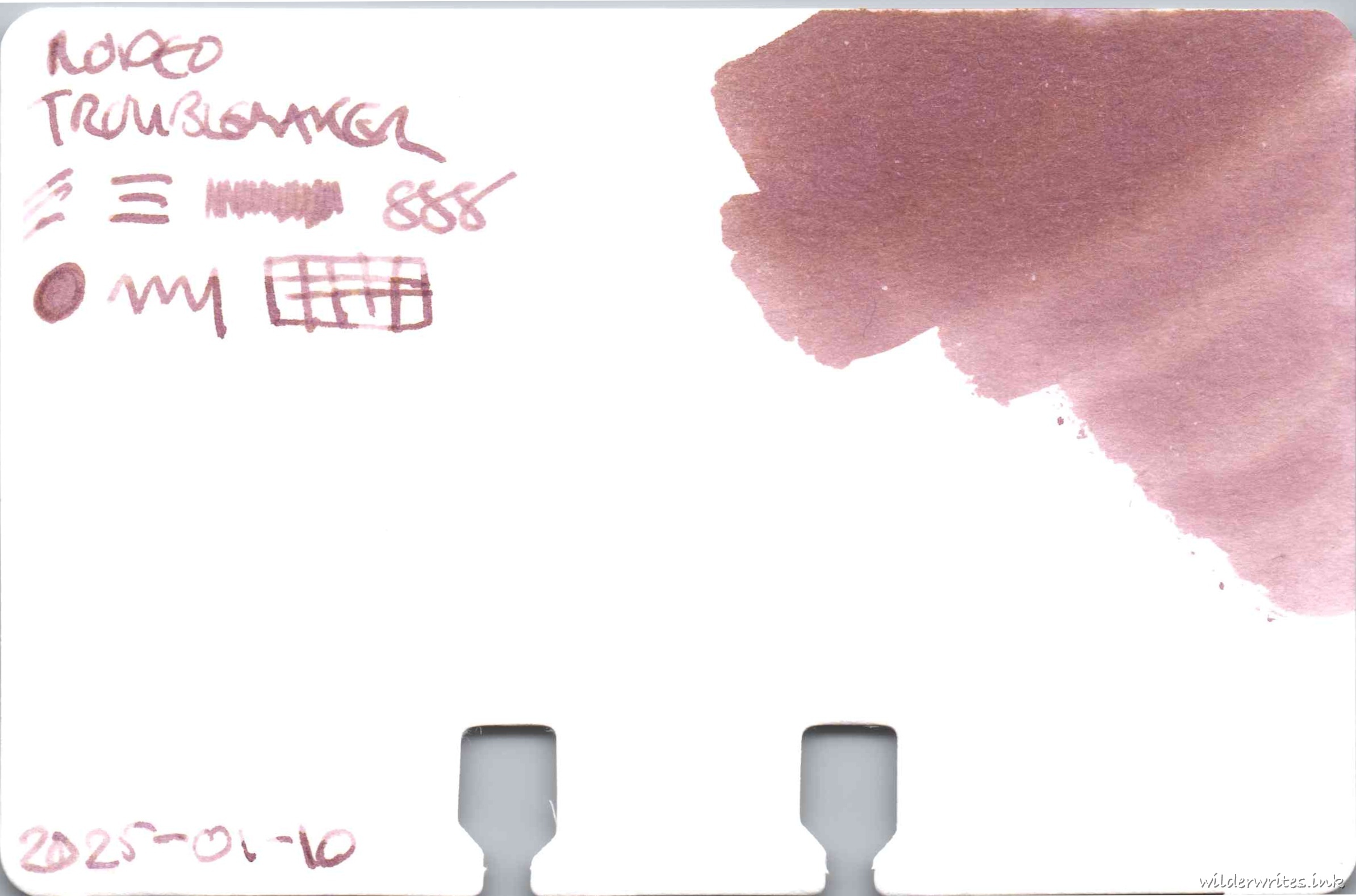 Troublemaker Rodeo on Col-o-dex card