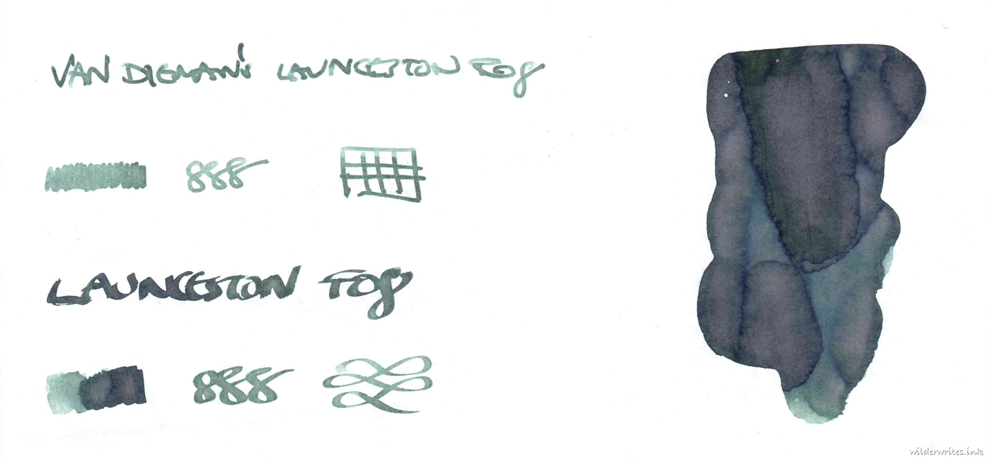 Van Dieman's Tassie Seasons Launceston Fog on Tomoe River (52gsm)